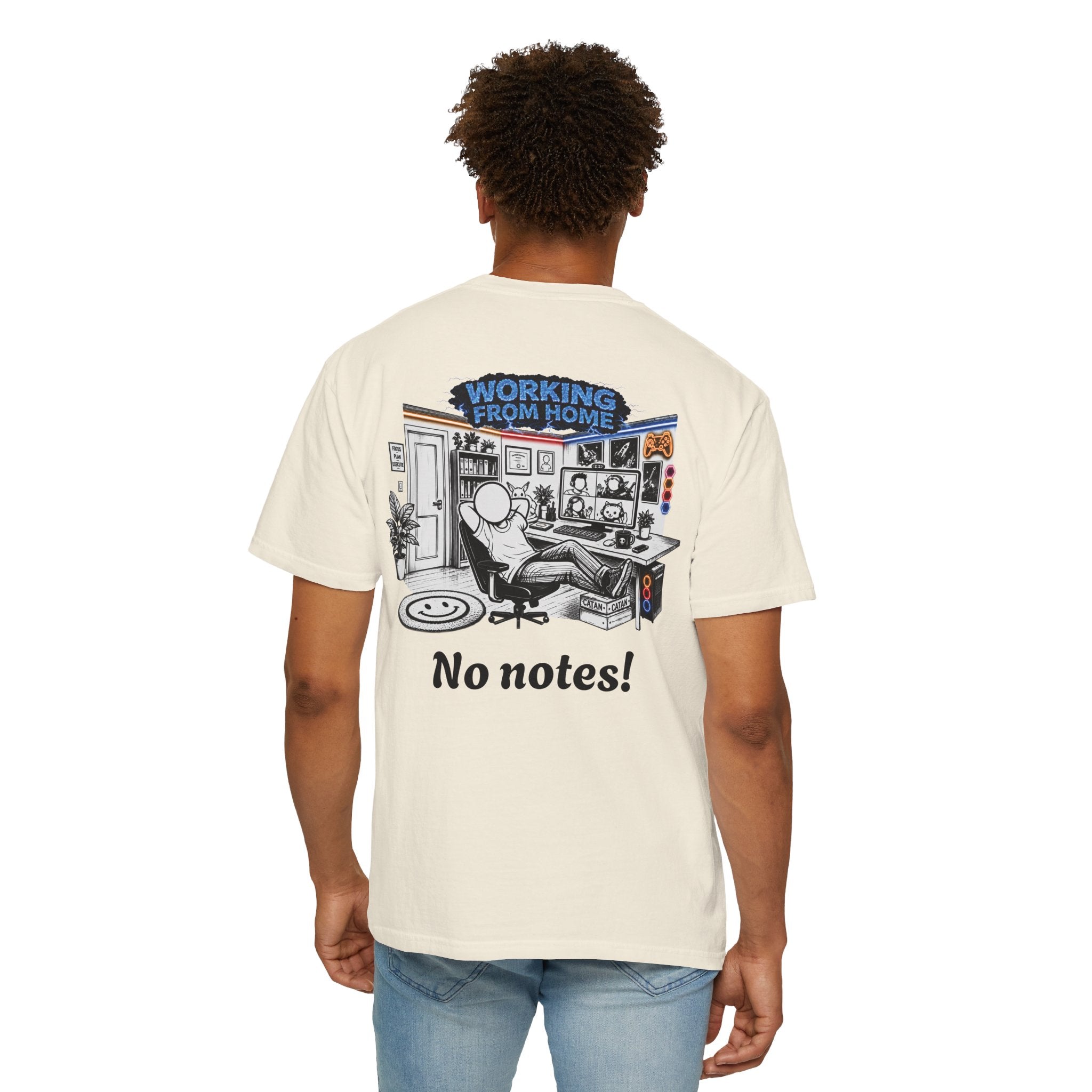 I Survived 2020 — LOCKDOWN S3:E4: "Working From Home" Unisex Garment-Dyed T-shirt