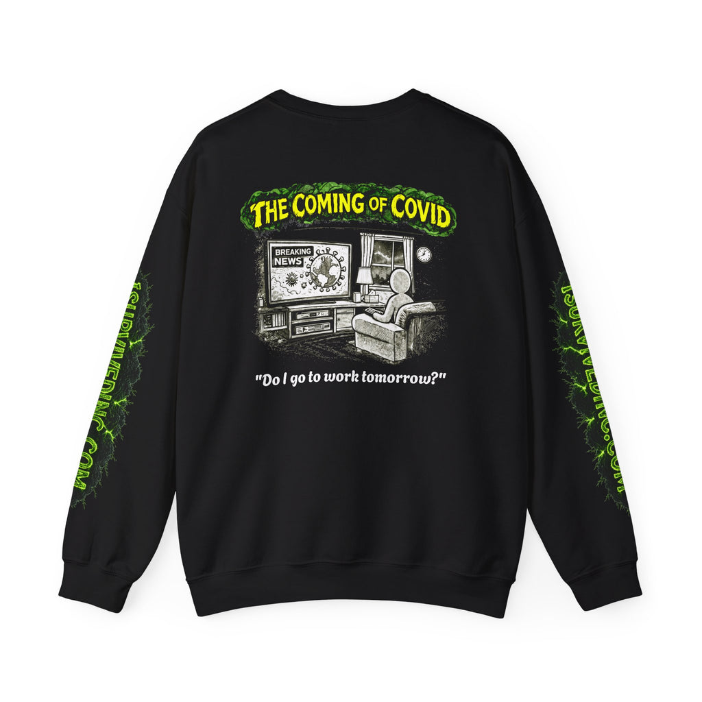 I Survived 2020 — PANDEMIC S1:E2: "The Coming of COVID" Unisex Heavy Blend™ Crewneck Sweatshirt