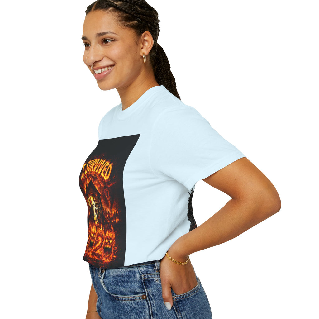 I Survived 2020 — WILDFIRES S2:E1: "Berry Creek" Memorial Unisex Garment-Dyed T-shirt
