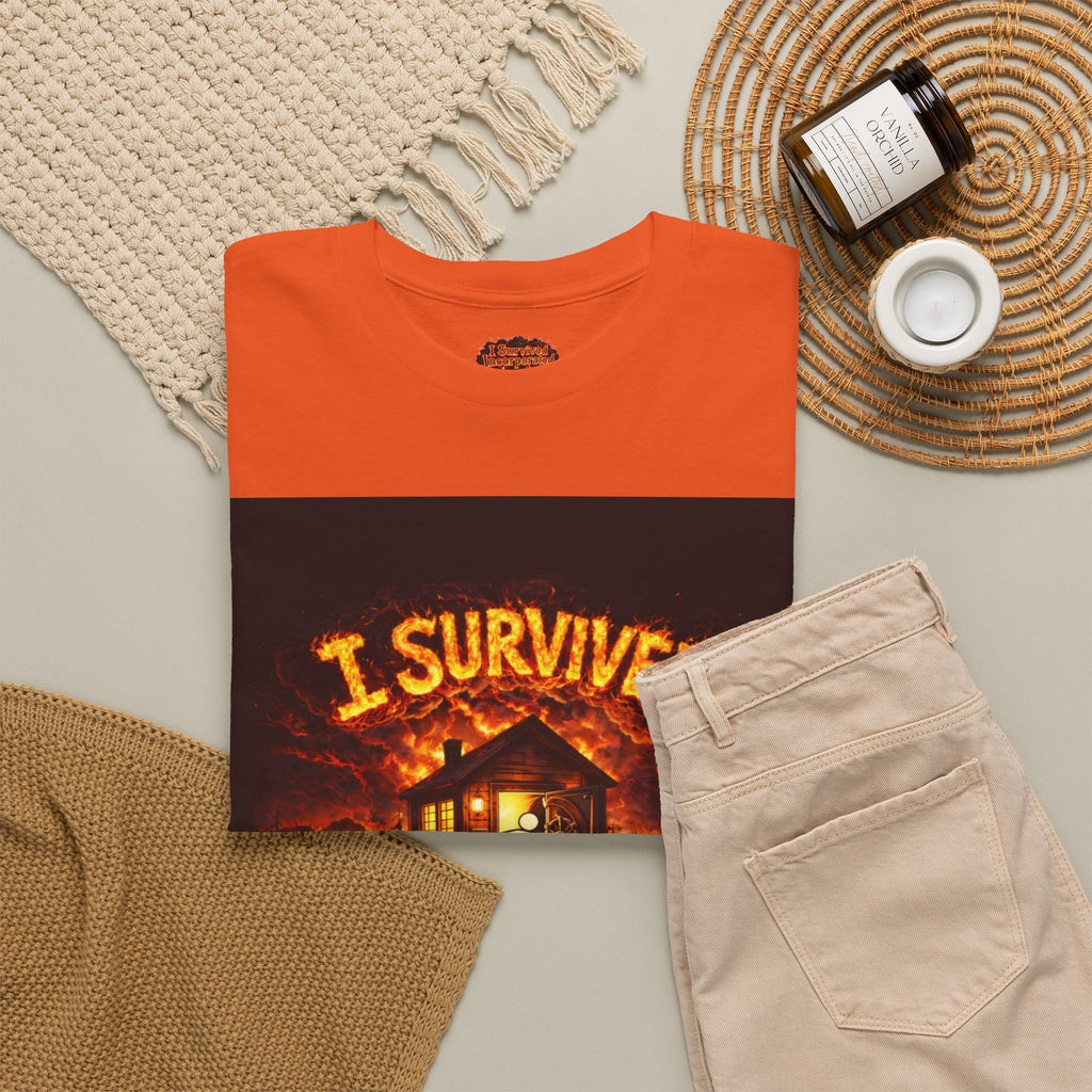 I Survived 2020 — WILDFIRES S2:E4: Special Edition "Western U.S." Memorial Unisex Heavy Cotton Tee