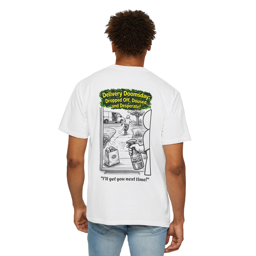 I Survived 2020 — PANDEMIC S1:E5: Director's Cut "Delivery Doomsday" Unisex Garment-Dyed T-shirt