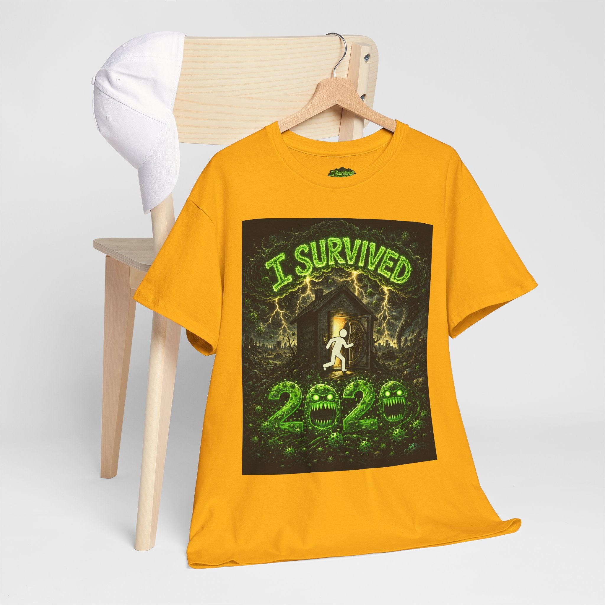 I Survived 2020 — S1:E2 "The Coming of COVID" | Pandemic Edition Unisex Heavy Cotton Tee