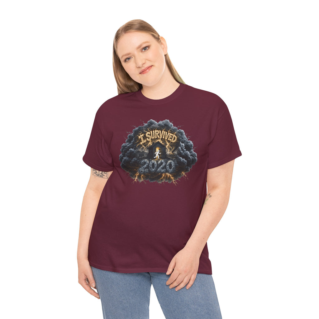 I Survived 2020 — Director's Cut Original Design Teaser Tee | Season 1 Premiere Drop Unisex Heavy Cotton Tee