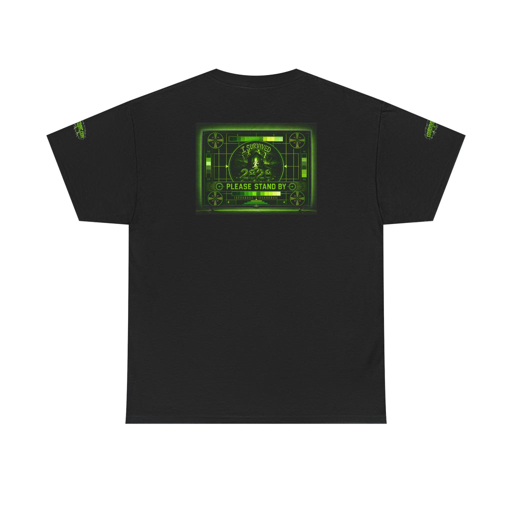 I Survived 2020 — "Please Stand By" Test Pattern Toxic Signal Tee Special Edition Summer Premiere Unisex Heavy Cotton Tee