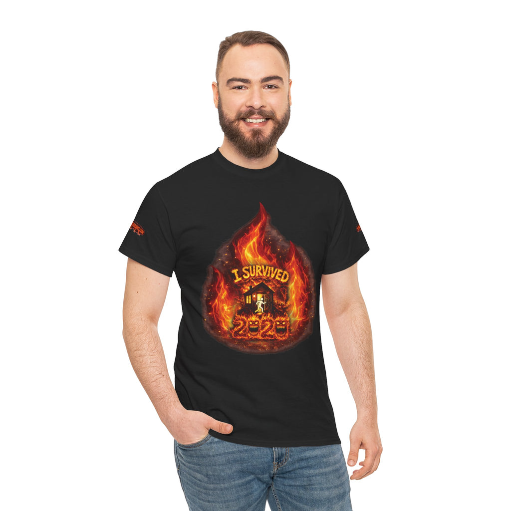 I Survived 2020 — Director's Cut S2:E3 "The California Wildfires" | Wildfire Edition Memorial Unisex Heavy Cotton Tee (SPECIAL EDITION)