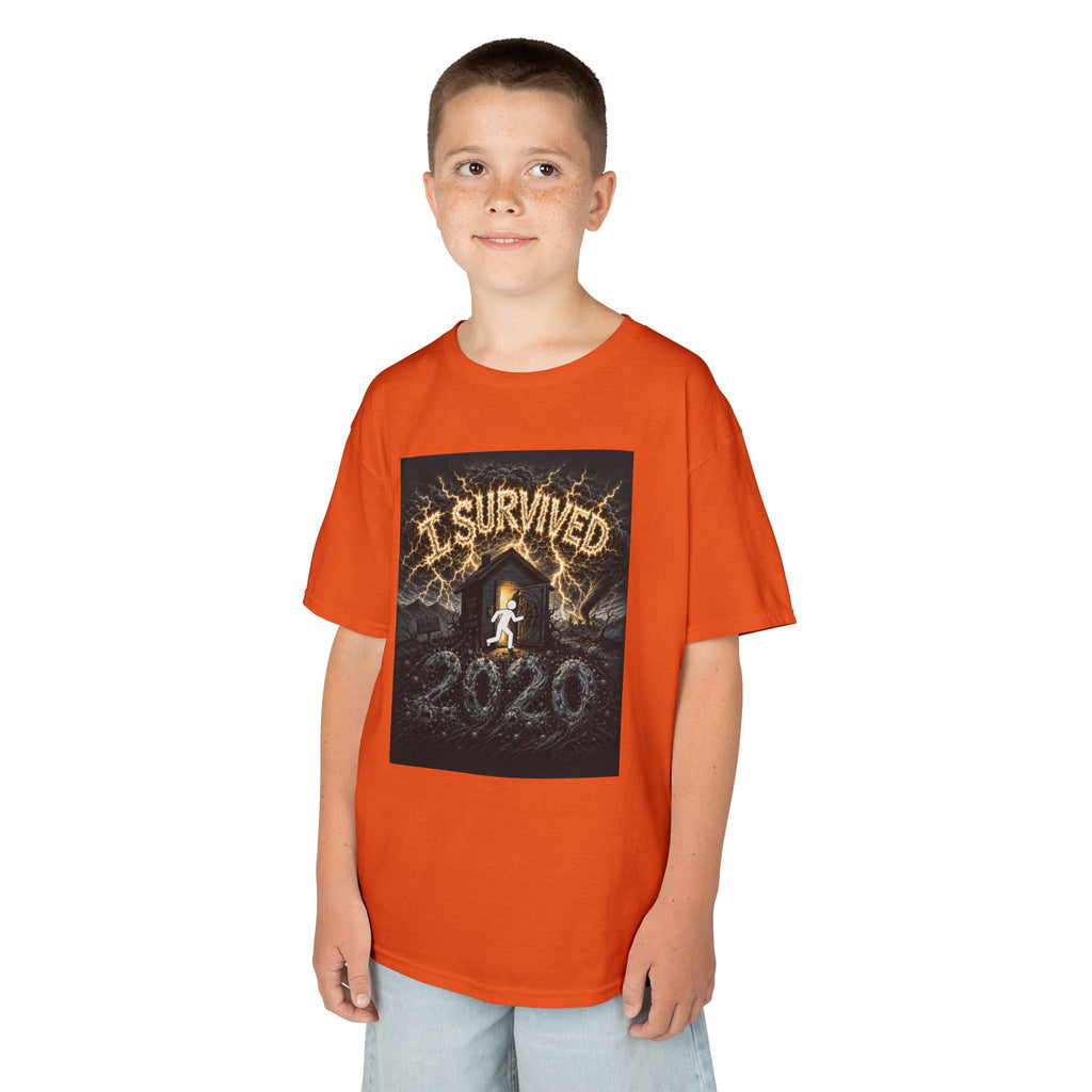 I Survived 2020 — Original Design Teaser Tee | Season 1 Premiere Drop Kids Heavy Cotton™ Tee