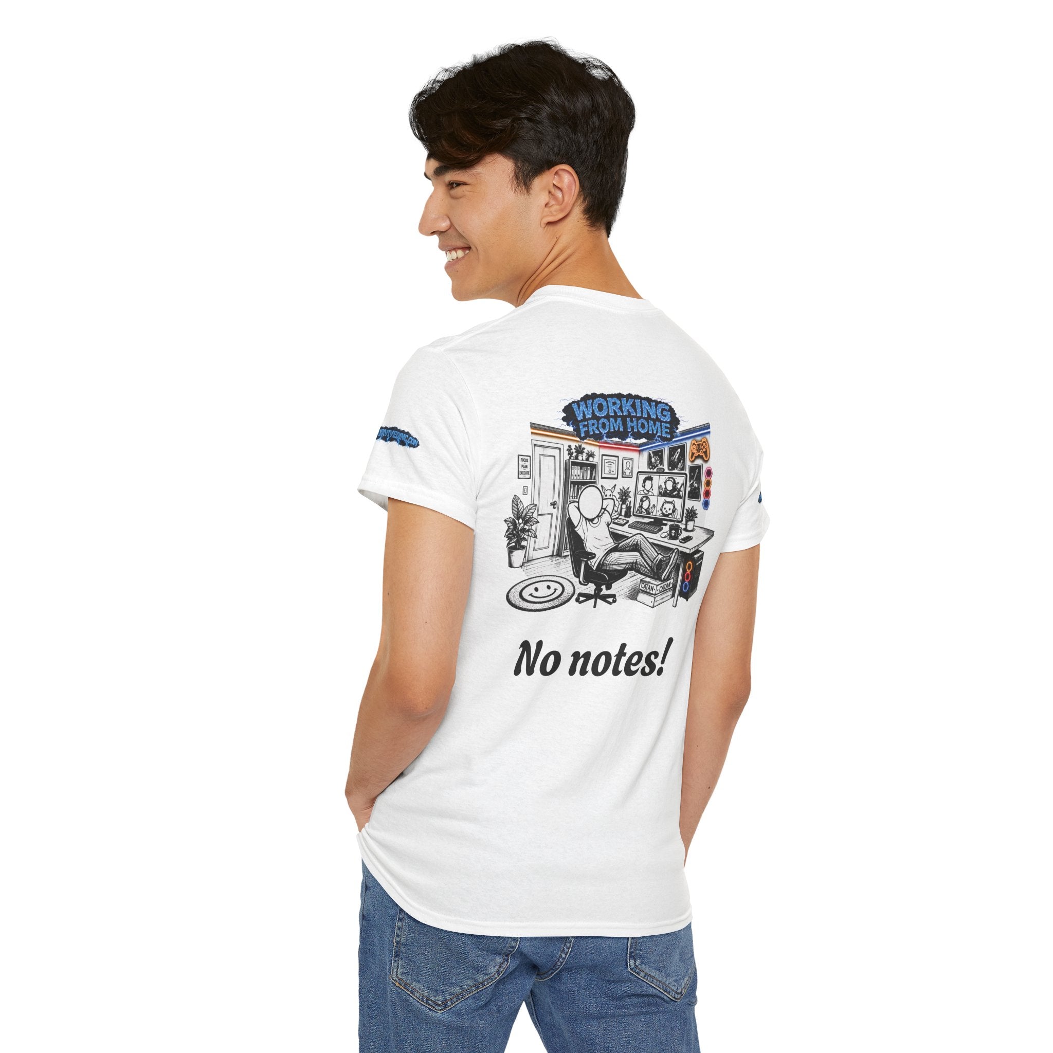 I Survived 2020 — LOCKDOWN S3:E3: Director's Cut Special Edition "Working From Home" Unisex Heavy Cotton Tee