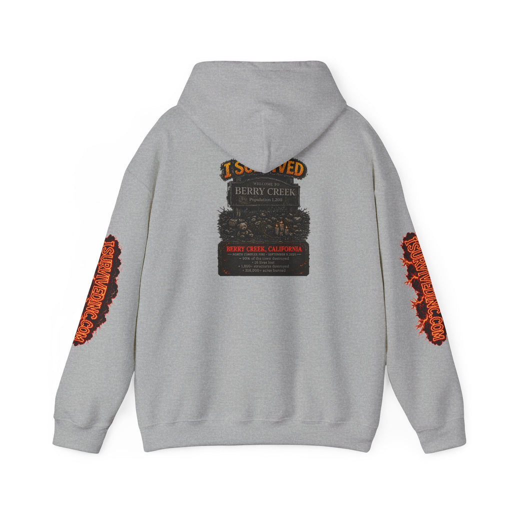 I Survived 2020 — WILDFIRES S2:E1: "Berry Creek" Memorial Hoodie