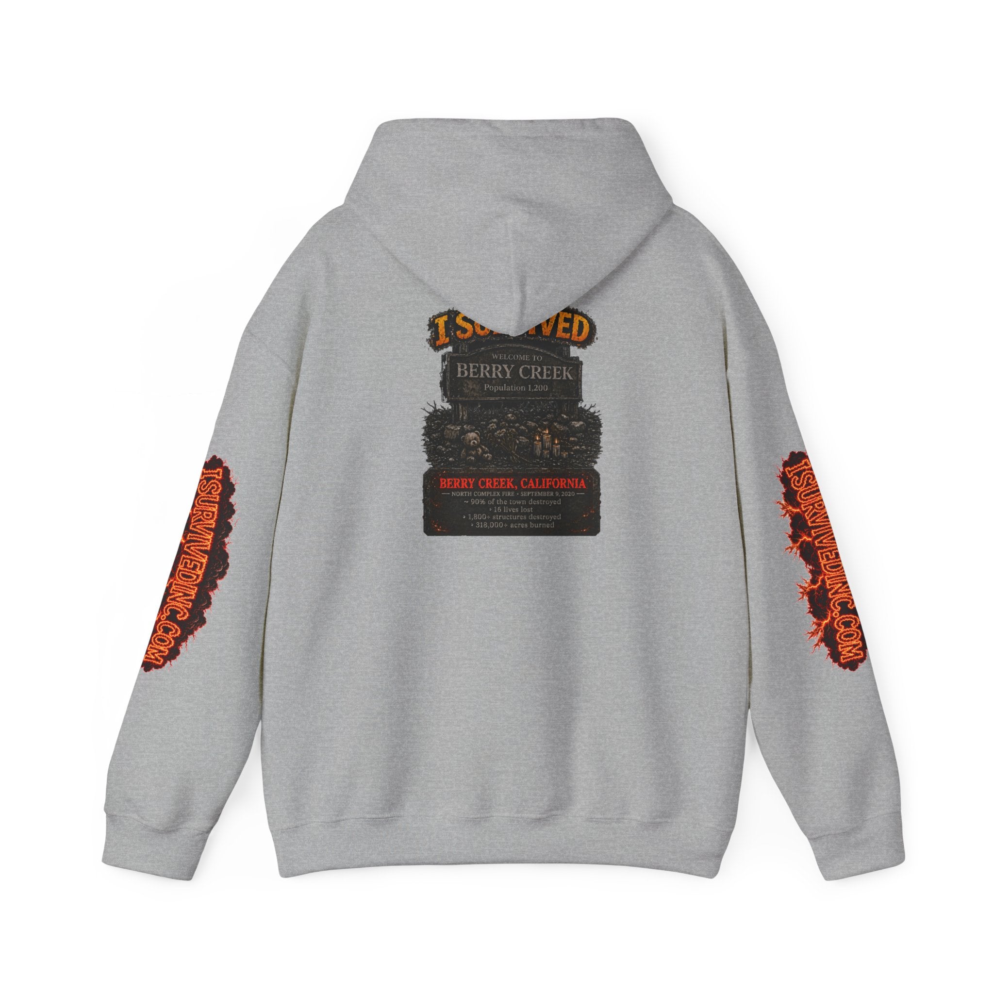 I Survived 2020 — WILDFIRES S2:E1: "Berry Creek" Memorial Hoodie