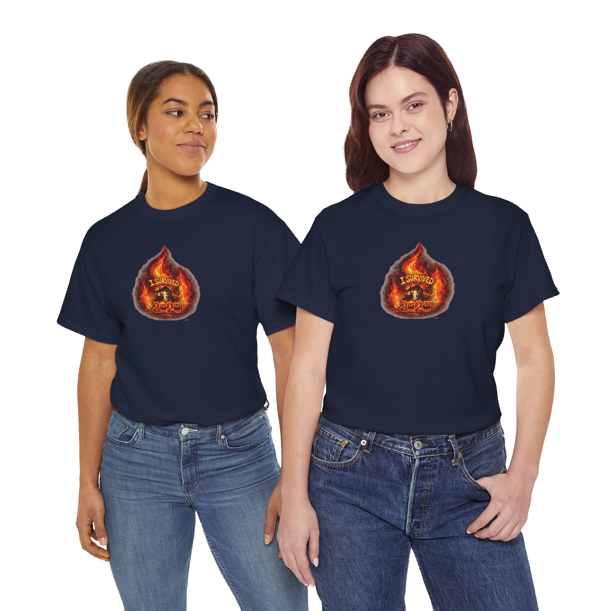I Survived 2020 — WILDFIRES S2:E1: Director's Cut "Berry Creek" Memorial Unisex Heavy Cotton Tee