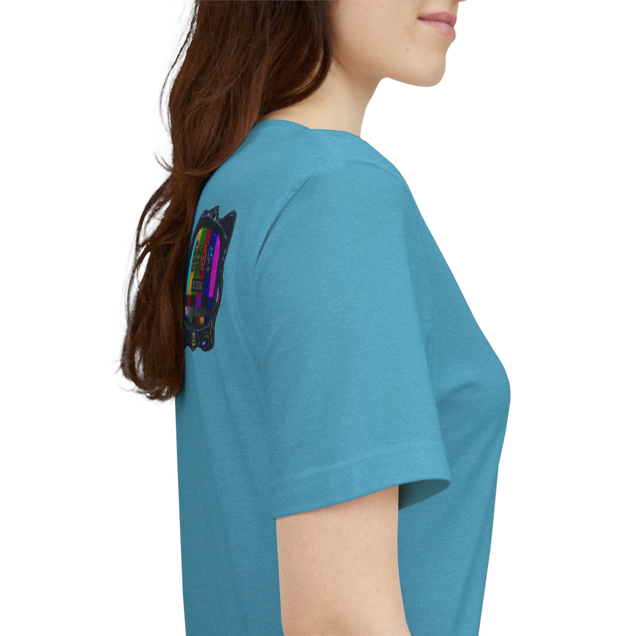 I Survived 2020 — "No Signal" Test Pattern Tee Alien Broadcast Finale Summer Premiere Unisex Jersey Short Sleeve Tee