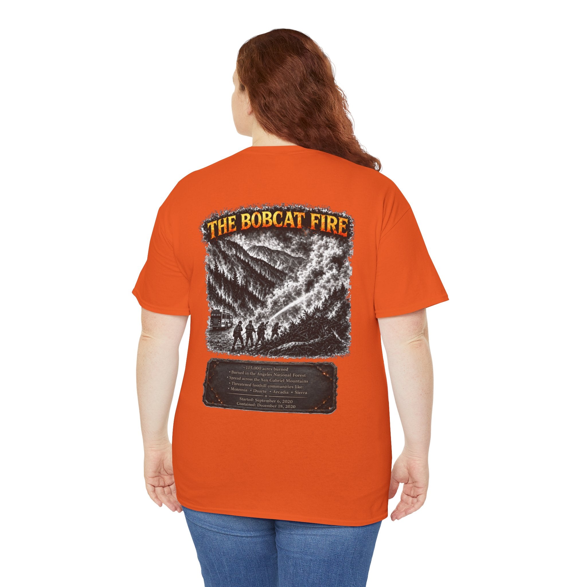 I Survived 2020 — Director's Cut S2:E2 "The Bobcat Fire" | Wildfire Edition Memorial Unisex Heavy Cotton Tee