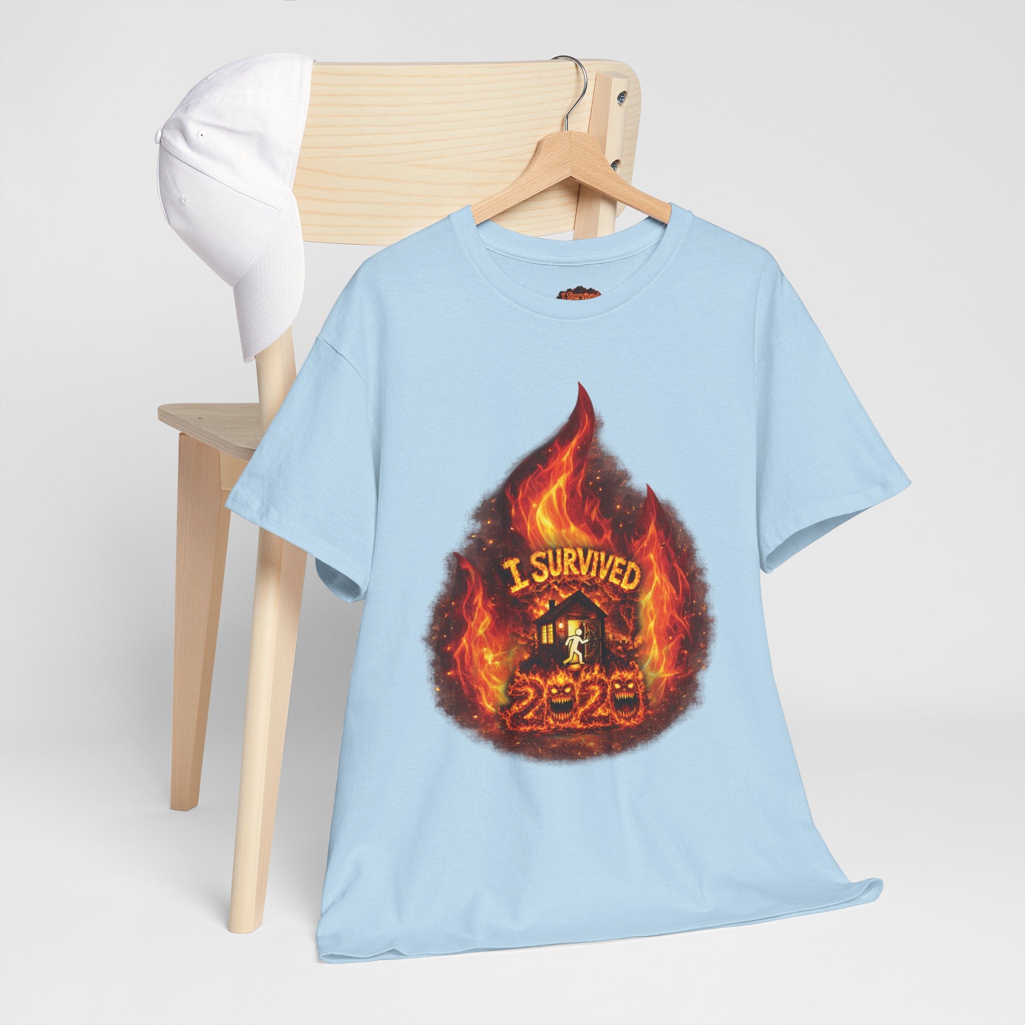 I Survived 2020 — Director's Cut S2:E3 "The California Wildfires" | Wildfire Edition Memorial Unisex Heavy Cotton Tee