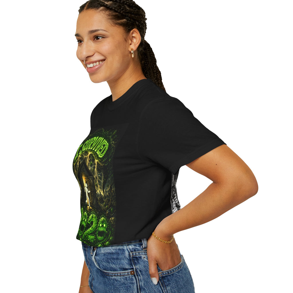 I Survived 2020 — S1:E1 "COVID-19: The Coronavirus" | Pandemic Edition Unisex Garment-Dyed T-shirt