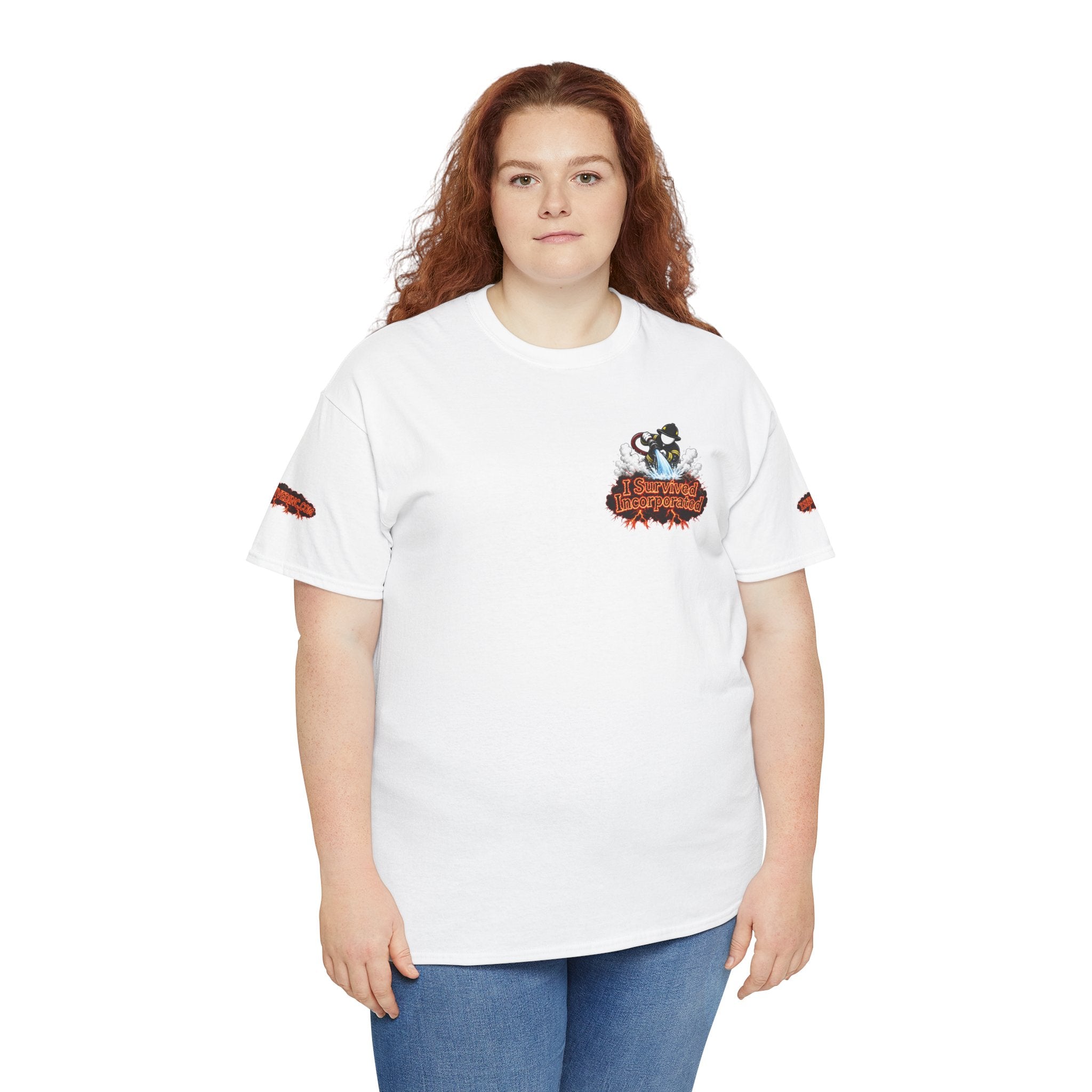 I Survived 2020 — "Please Stand By" Test Pattern Tee Wildfire Signal Special Edition Summer Premiere Unisex Heavy Cotton Tee