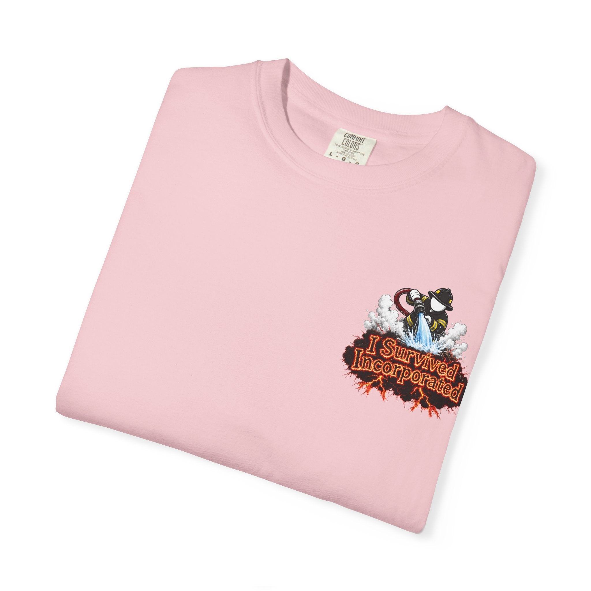 I Survived 2020 — "Please Stand By" Test Pattern Tee Wildfire Signal Edition Summer Premiere Unisex Garment-Dyed T-shirt