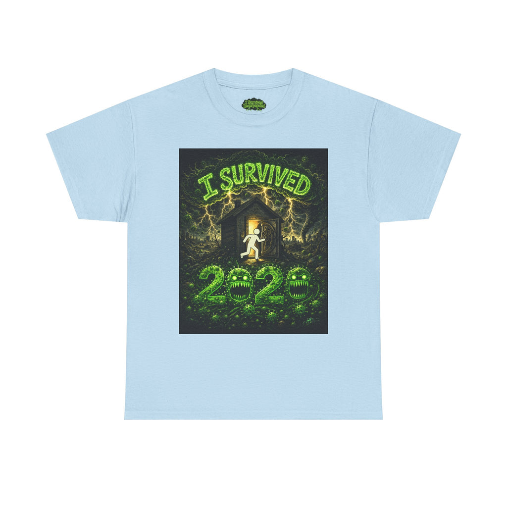 I Survived 2020 — S1:E4 "Mask Madness Mayhem Moment" | Pandemic Edition Unisex Heavy Cotton Tee