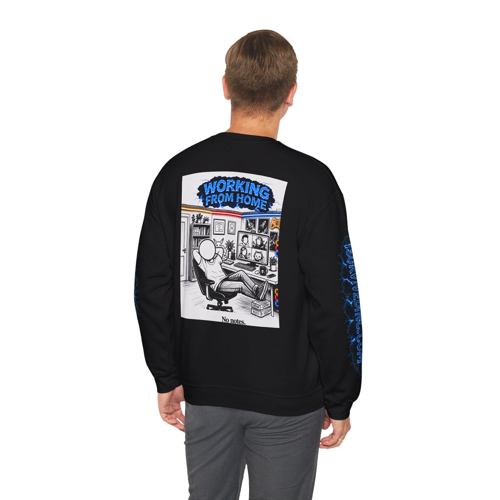 I Survived 2020 — S3:E4 "Working From Home" | Mid-Season Finale Pt. 1 | Lockdown Edition Documentary Unisex Heavy Blend™ Crewneck Sweatshirt