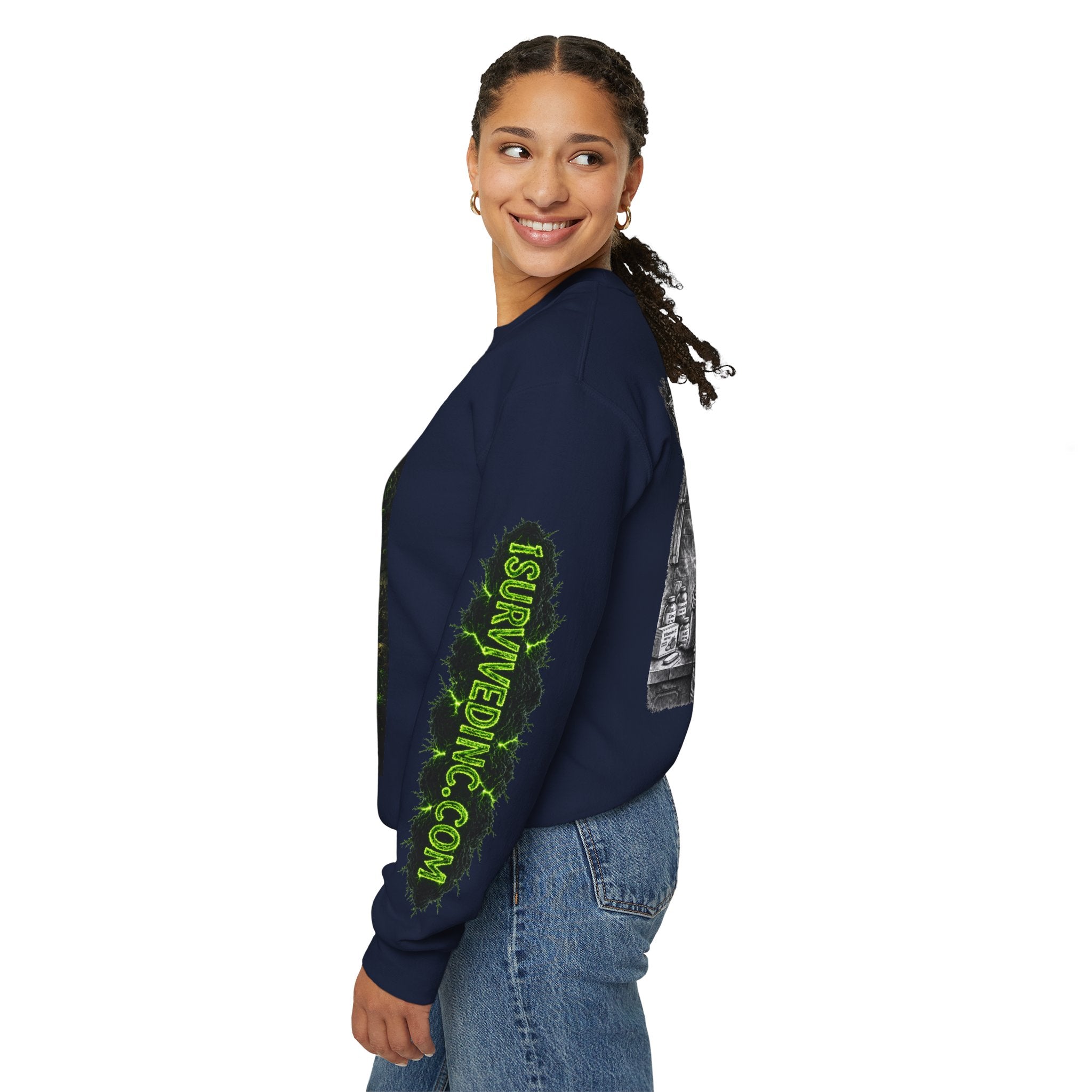 I Survived 2020 — S1:E1 "COVID-19: The Coronavirus" | Pandemic Edition Unisex Heavy Blend™ Crewneck Sweatshirt