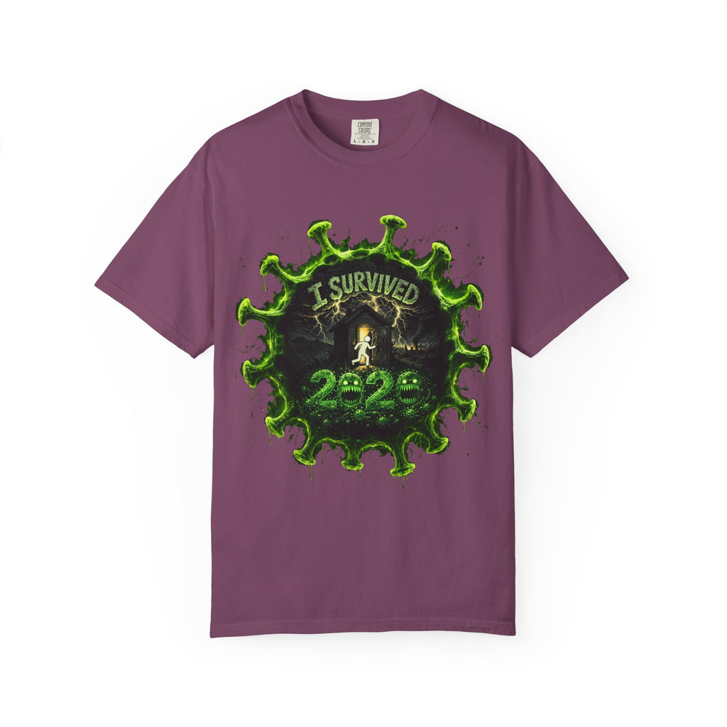 I Survived 2020 — Director's Cut S1:E3 "The Jab!" | Pandemic Edition Unisex Garment-Dyed T-shirt