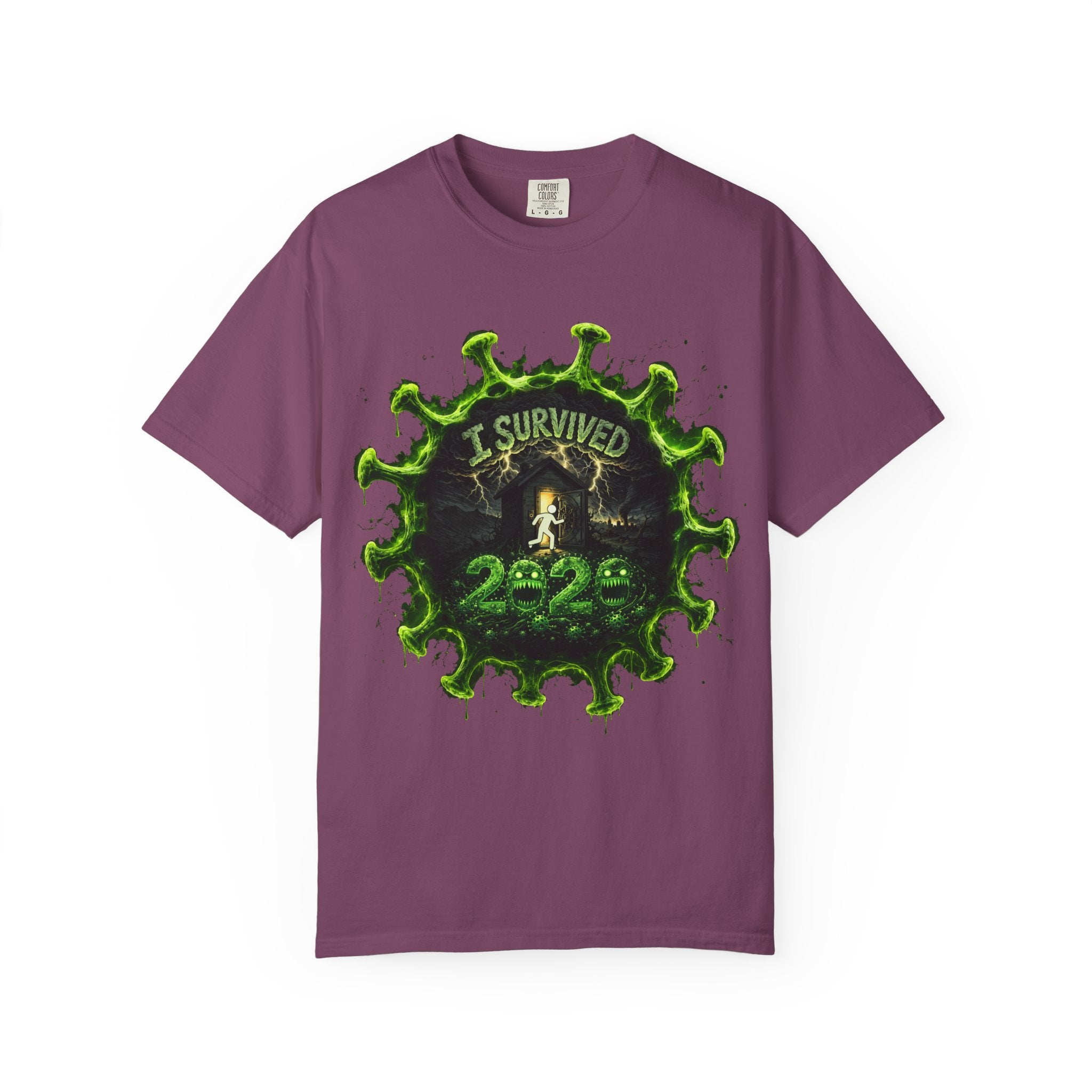 I Survived 2020 — Director's Cut S1:E3 "The Jab!" | Pandemic Edition Unisex Garment-Dyed T-shirt