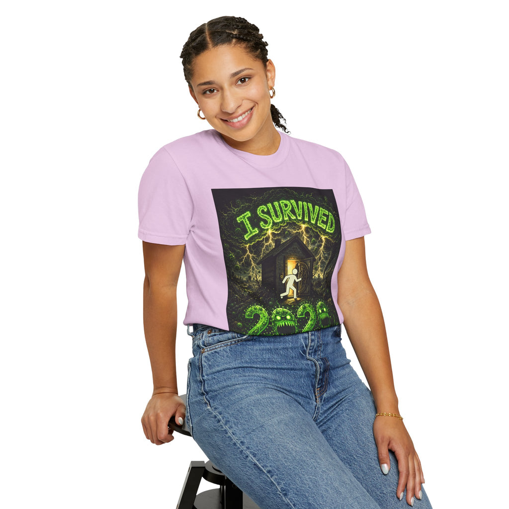 I Survived 2020 — S1:E1 "COVID-19: The Coronavirus" | Pandemic Edition Unisex Garment-Dyed T-shirt