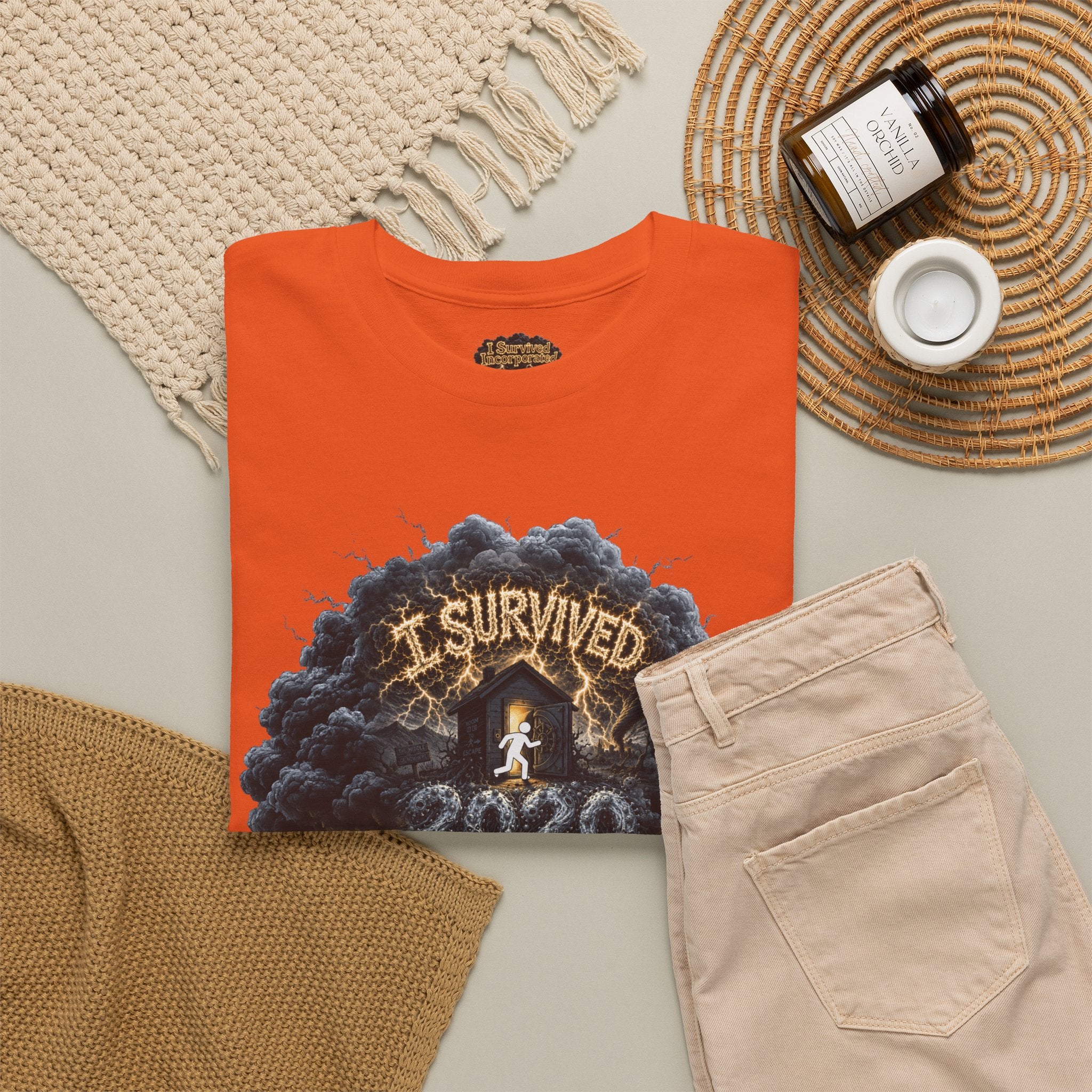 I Survived 2020 —  Deriector's Cut Original Design Teaser Tee | Season 1 Premiere Drop Unisex Heavy Cotton Tee