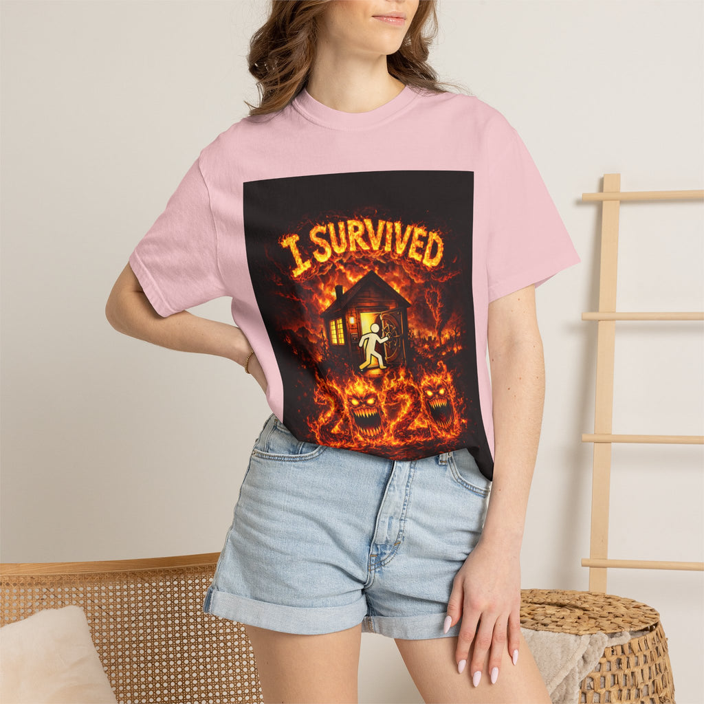 I Survived 2020 — S2:E4 "Western U.S. Wildfire Season" | Mid-Season Finale Pt. 1 | Wildfire Edition Memorial Unisex Garment-Dyed T-shirt
