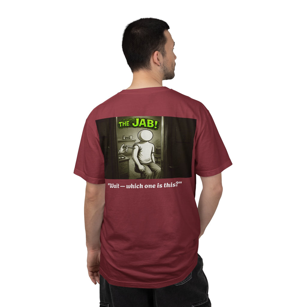 I Survived 2020 — PANDEMIC S1:E3: Director's Cut "The Jab!" Unisex Garment-Dyed T-shirt
