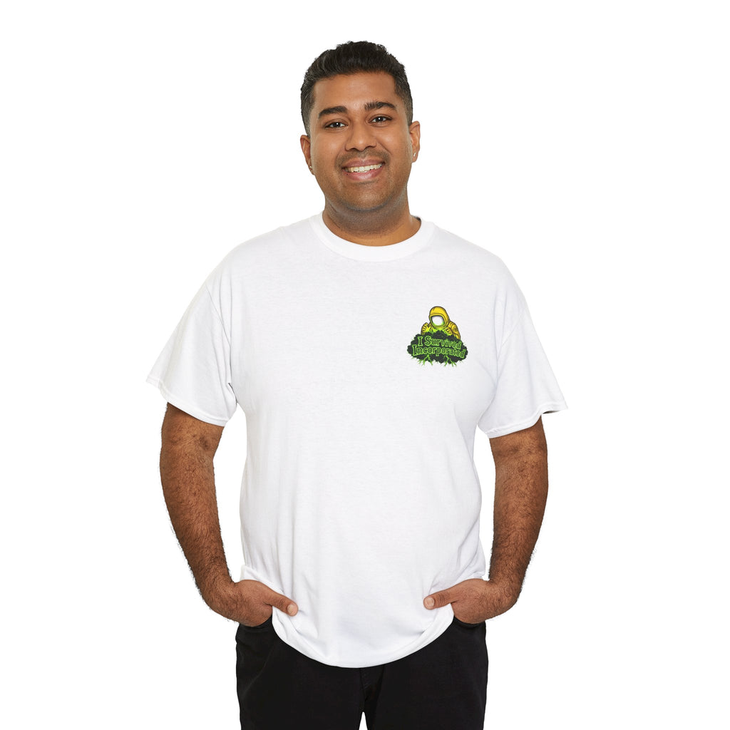 I Survived 2020 — "Please Stand By" Test Pattern Toxic Signal Tee Summer Premiere Unisex Heavy Cotton Tee