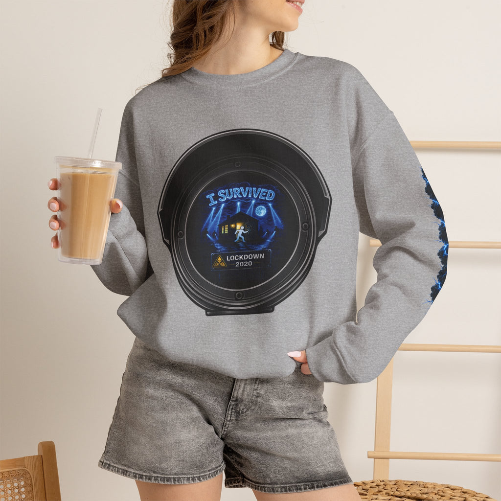 I Survived 2020 — Director's Cut S3:E3 "Remote Schooling" | Lockdown Edition Documentary Unisex Heavy Blend™ Crewneck Sweatshirt