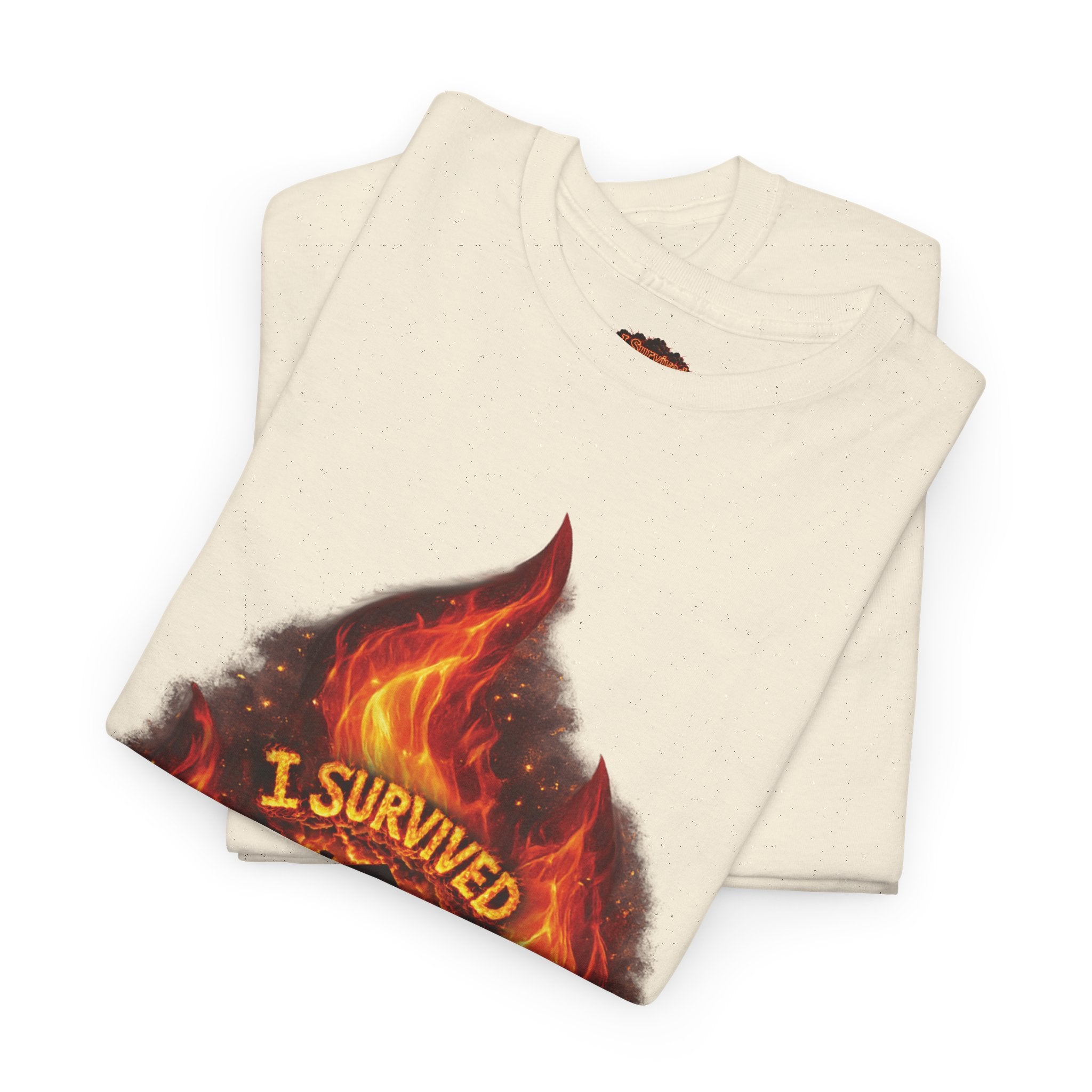 I Survived 2020 — Director's Cut S2:E3 "The California Wildfires" | Wildfire Edition Memorial Unisex Heavy Cotton Tee (SPECIAL EDITION)