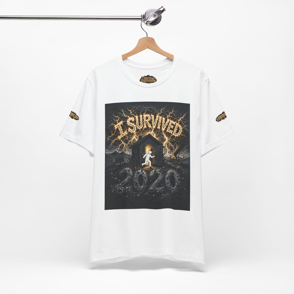 I Survived 2020 — Original Design Teaser Tee | Season 1 Premiere Drop Unisex Jersey Short Sleeve Tee