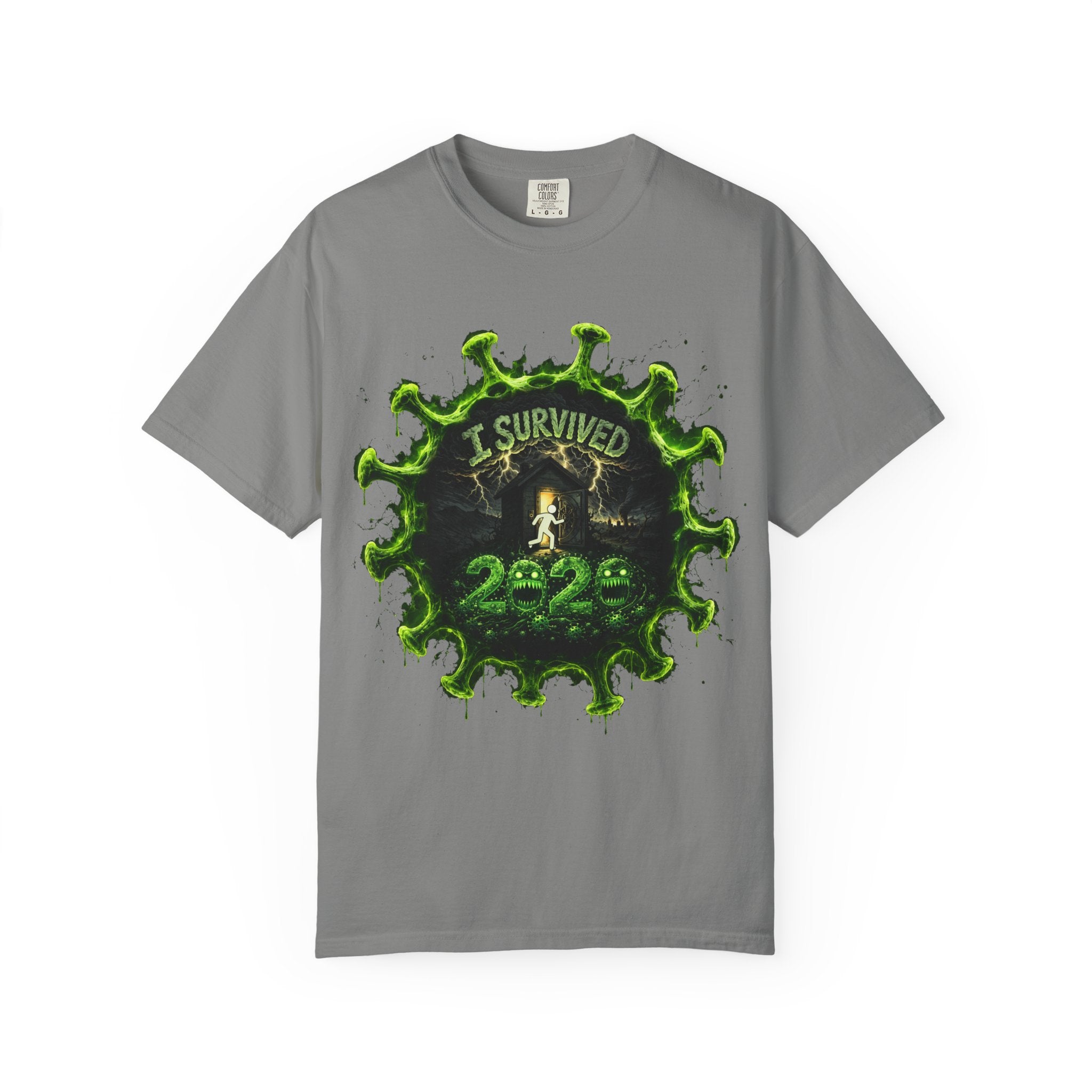 I Survived 2020 — Director's Cut S1:E3 "The Jab!" | Pandemic Edition Unisex Garment-Dyed T-shirt