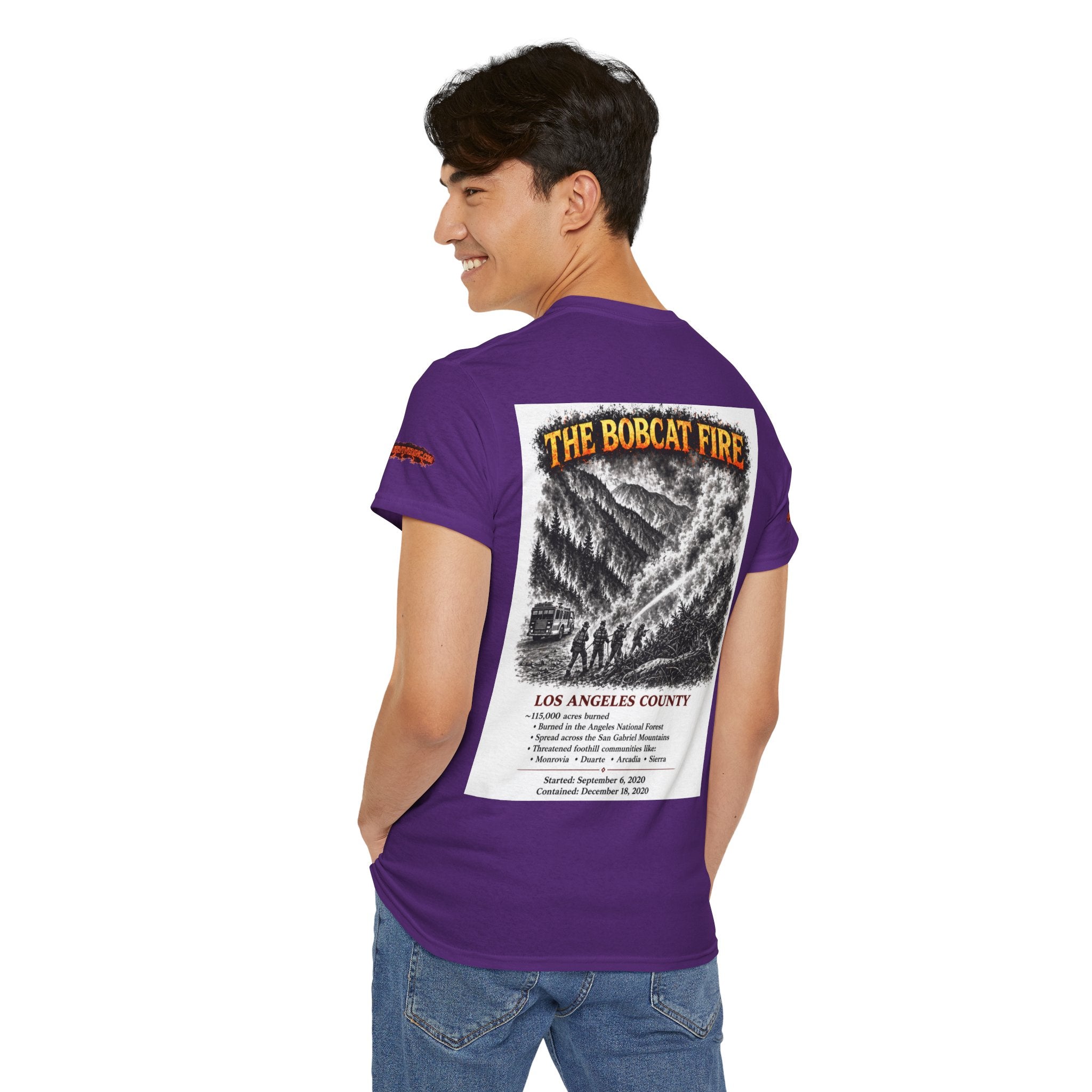 I Survived 2020 — S2:E2 "The Bobcat Fire" | Wildfire Edition Memorial Unisex Heavy Cotton Tee (SPECIAL EDITION)