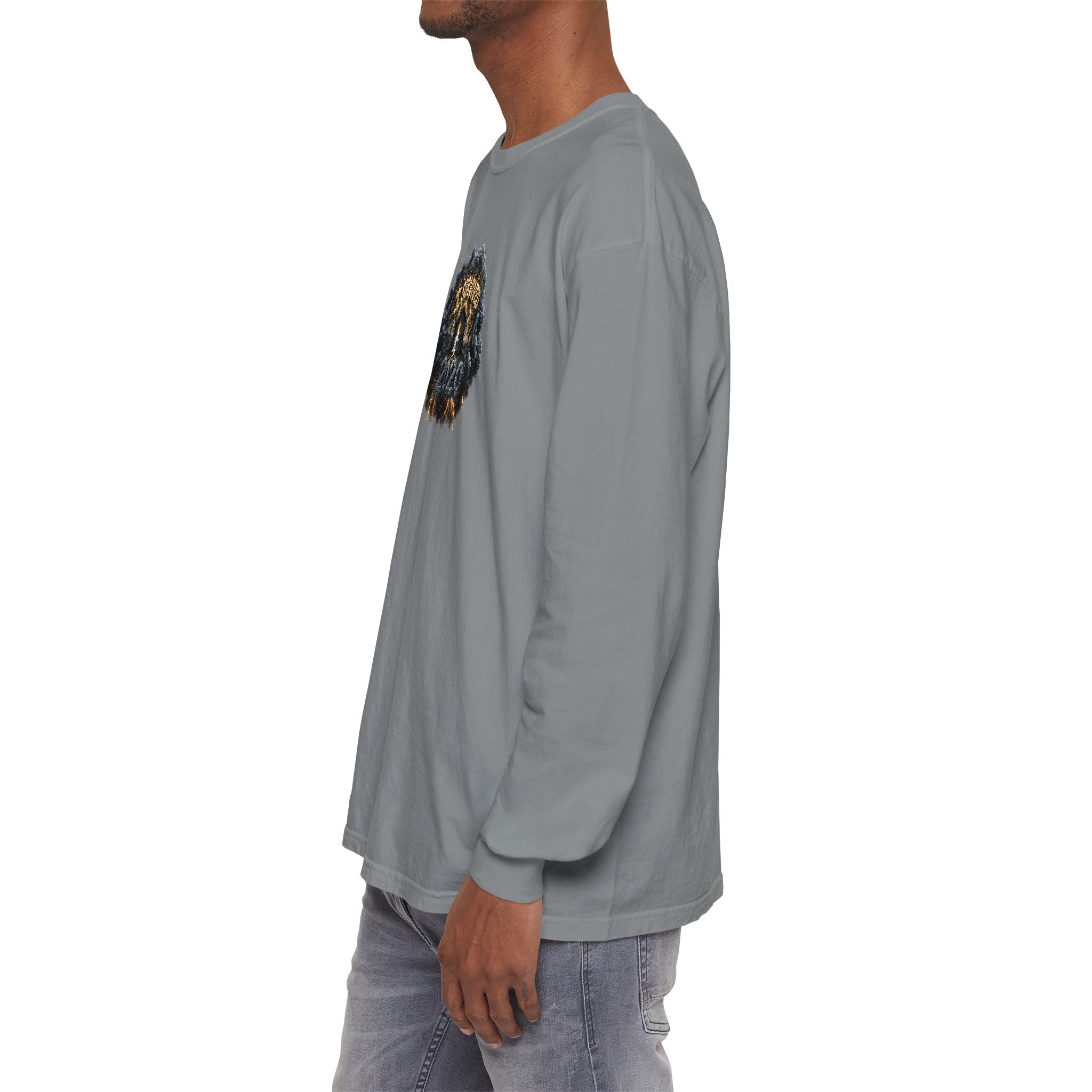 I Survived 2020 — Original PILOT Design: Director's Cut Unisex Garment-Dyed Long Sleeve T-Shirt