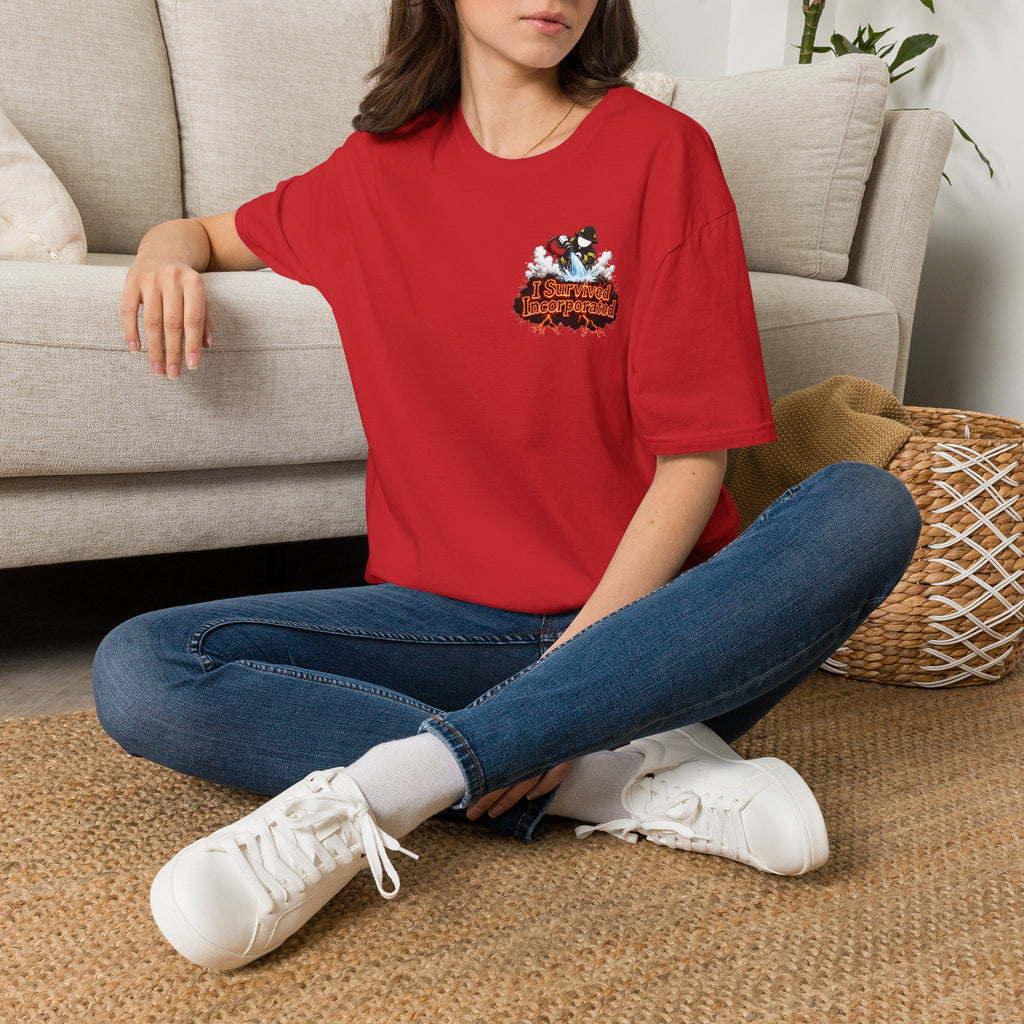I Survived 2020 — "Please Stand By" Test Pattern Tee Wildfire Signal Edition Summer Premiere Unisex Softstyle T-Shirt