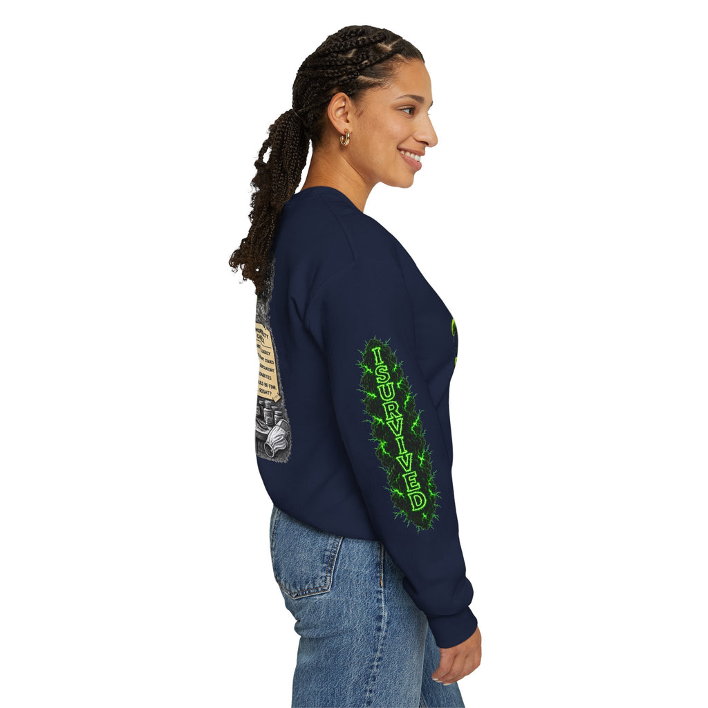 I Survived 2020 — Director's Cut S1:E1 "COVID-19: The Coronavirus" | Pandemic Edition Unisex Heavy Blend™ Crewneck Sweatshirt