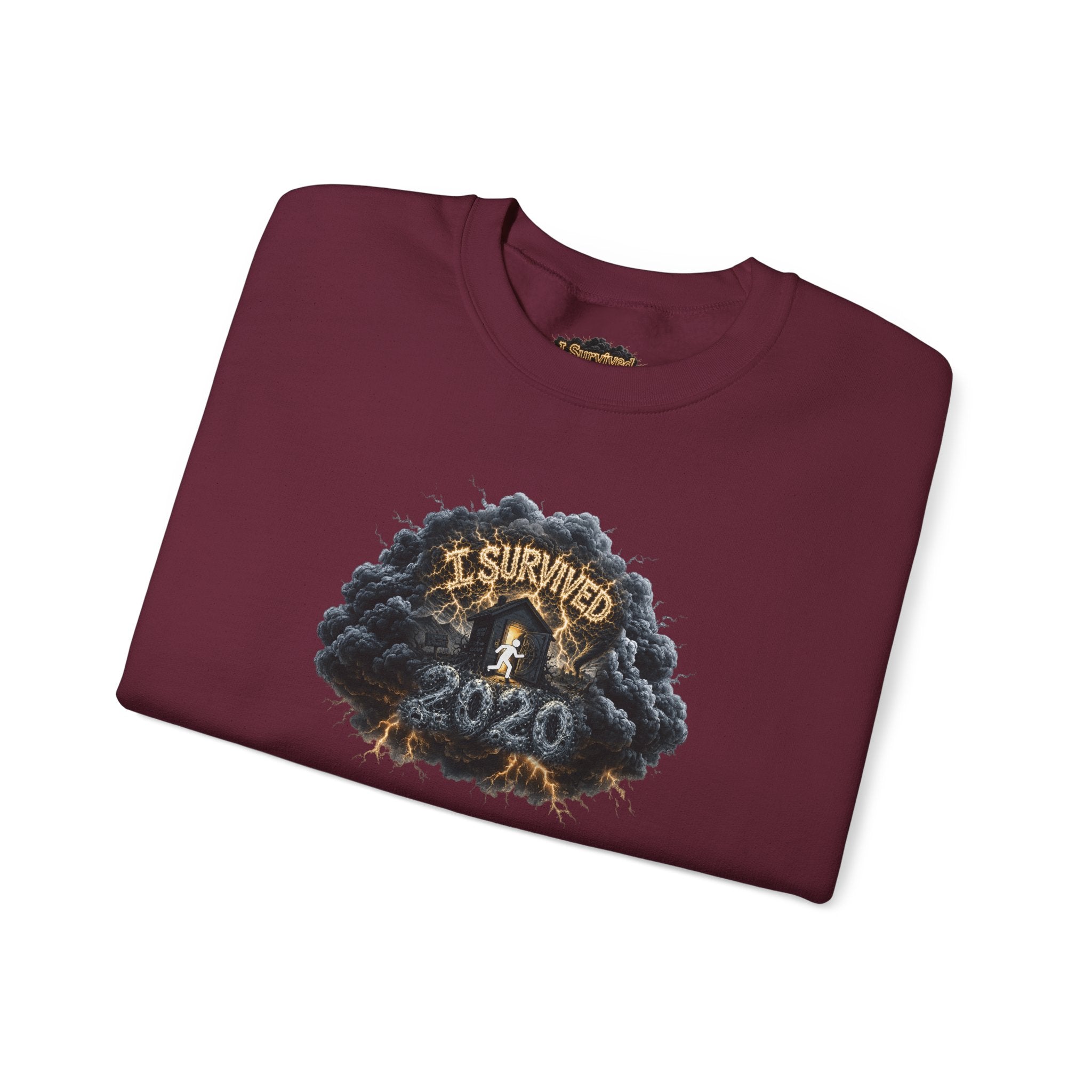I Survived 2020 — Original PILOT Design: Director's Cut Special Edition Unisex Heavy Blend™ Crewneck Sweatshirt
