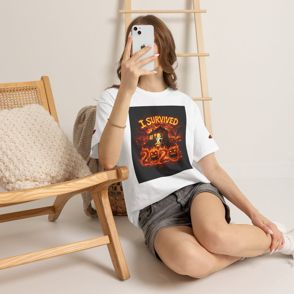 I Survived 2020 — WILDFIRES S2:E3: Special Edition "The California Wildfires" Memorial Unisex Heavy Cotton Tee