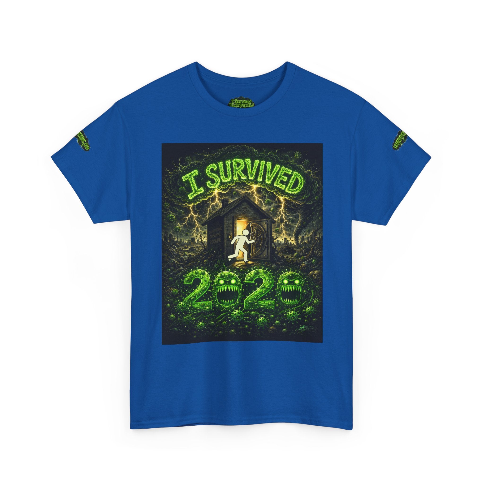 I Survived 2020 — S1:E1 "COVID-19: The Coronavirus" | Pandemic Edition Unisex Heavy Cotton Tee (SPECIAL EDITION)