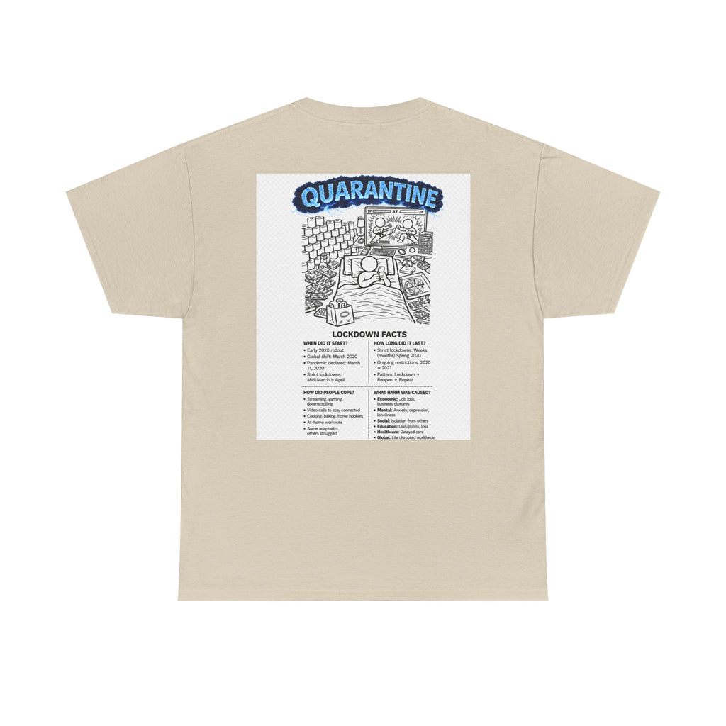 Copy of  I Survived 2020 — S3:E1 "Quarantine" | Lockdown Edition Documentary Unisex Heavy Cotton Tee