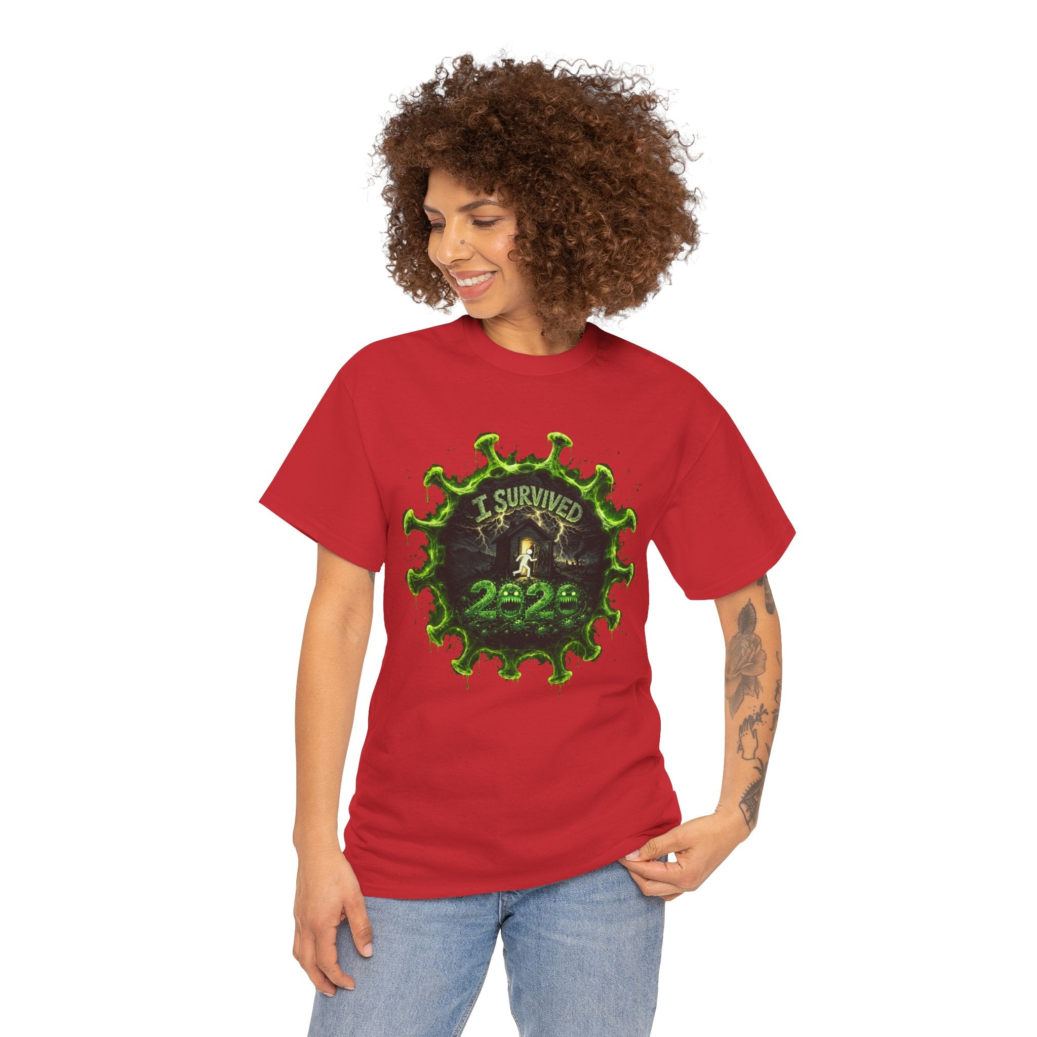 I Survived 2020 — Director's Cut S1:E4 "Mask Madness Mayhem Moment" | Pandemic Edition Unisex Heavy Cotton Tee
