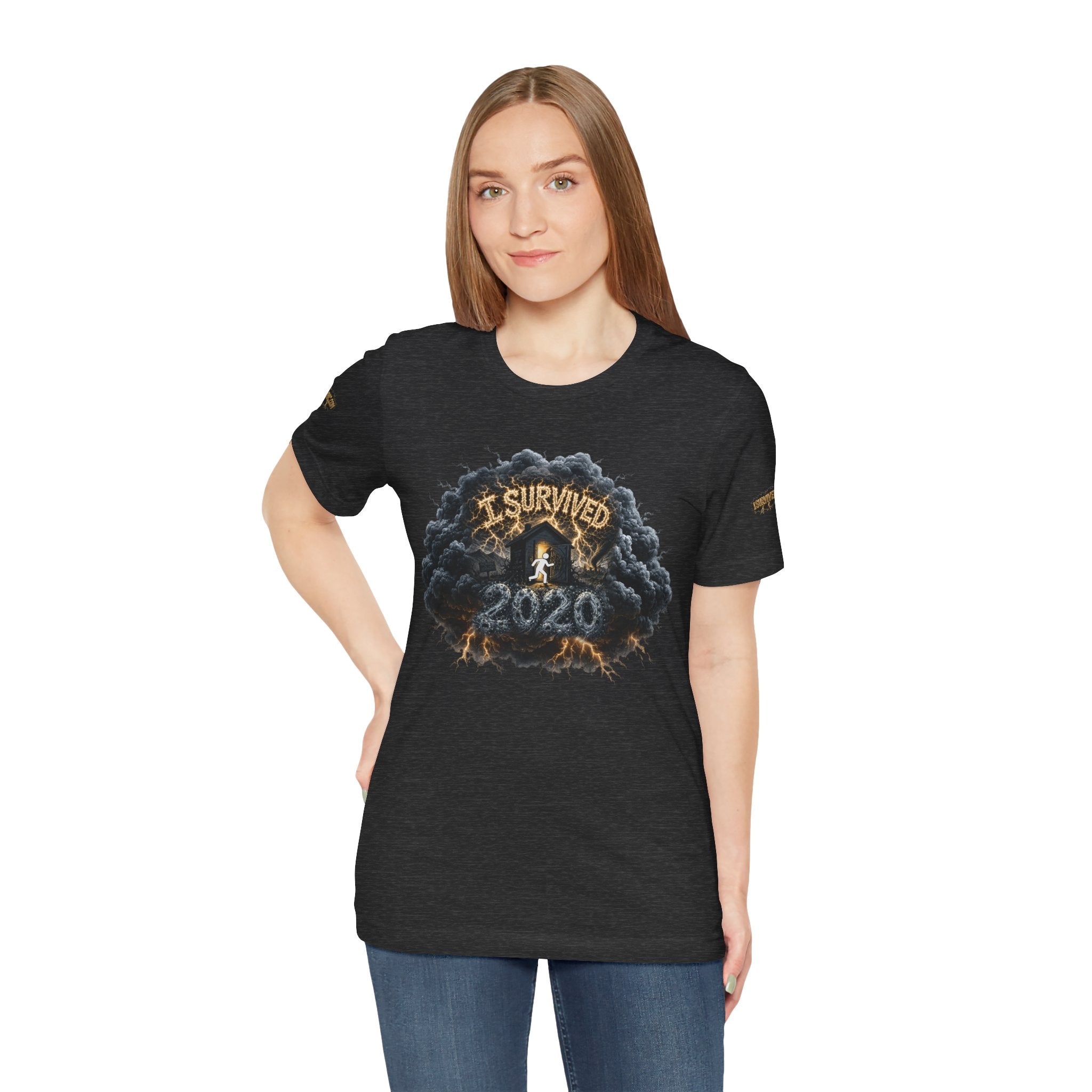 I Survived 2020 — Director's Cut Original Design Teaser Tee | Season 1 Premiere Drop Unisex Jersey Short Sleeve Tee