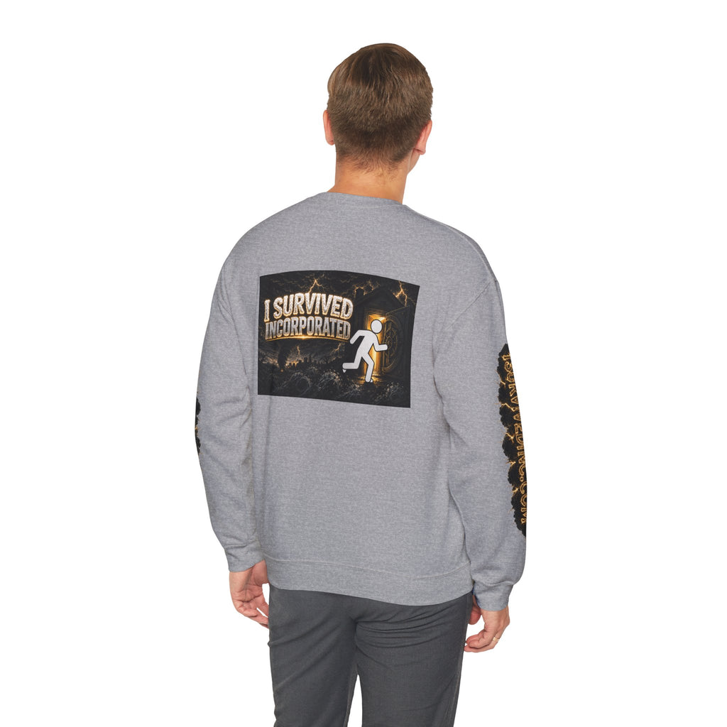 I Survived 2020 — Original Design Teaser Tee | Season 1 Premiere Drop Unisex Heavy Blend™ Crewneck Sweatshirt (SPECIAL EDITION)