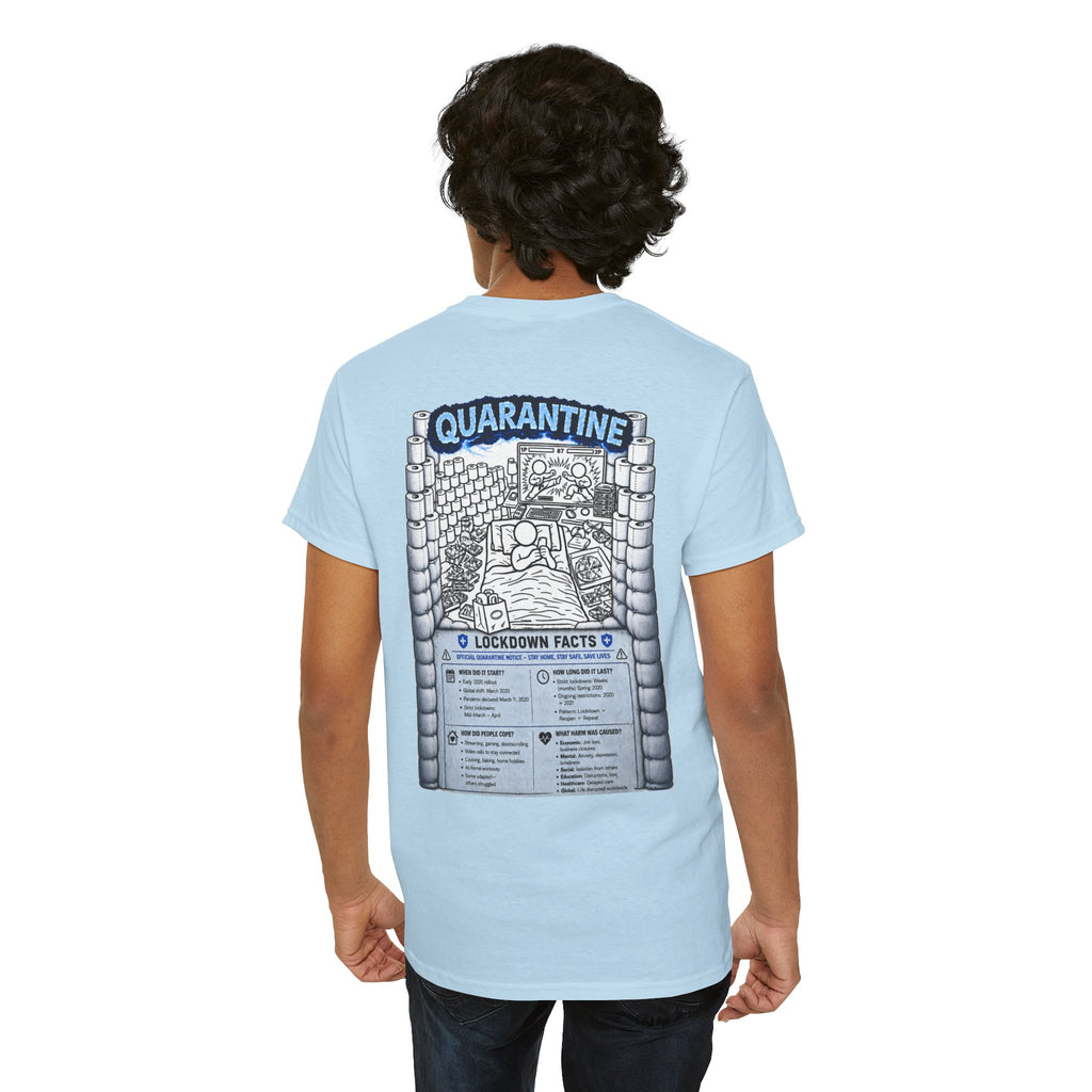 I Survived 2020 — LOCKDOWN S3:E1: Director's Cut "Quarantine" Unisex Heavy Cotton Tee