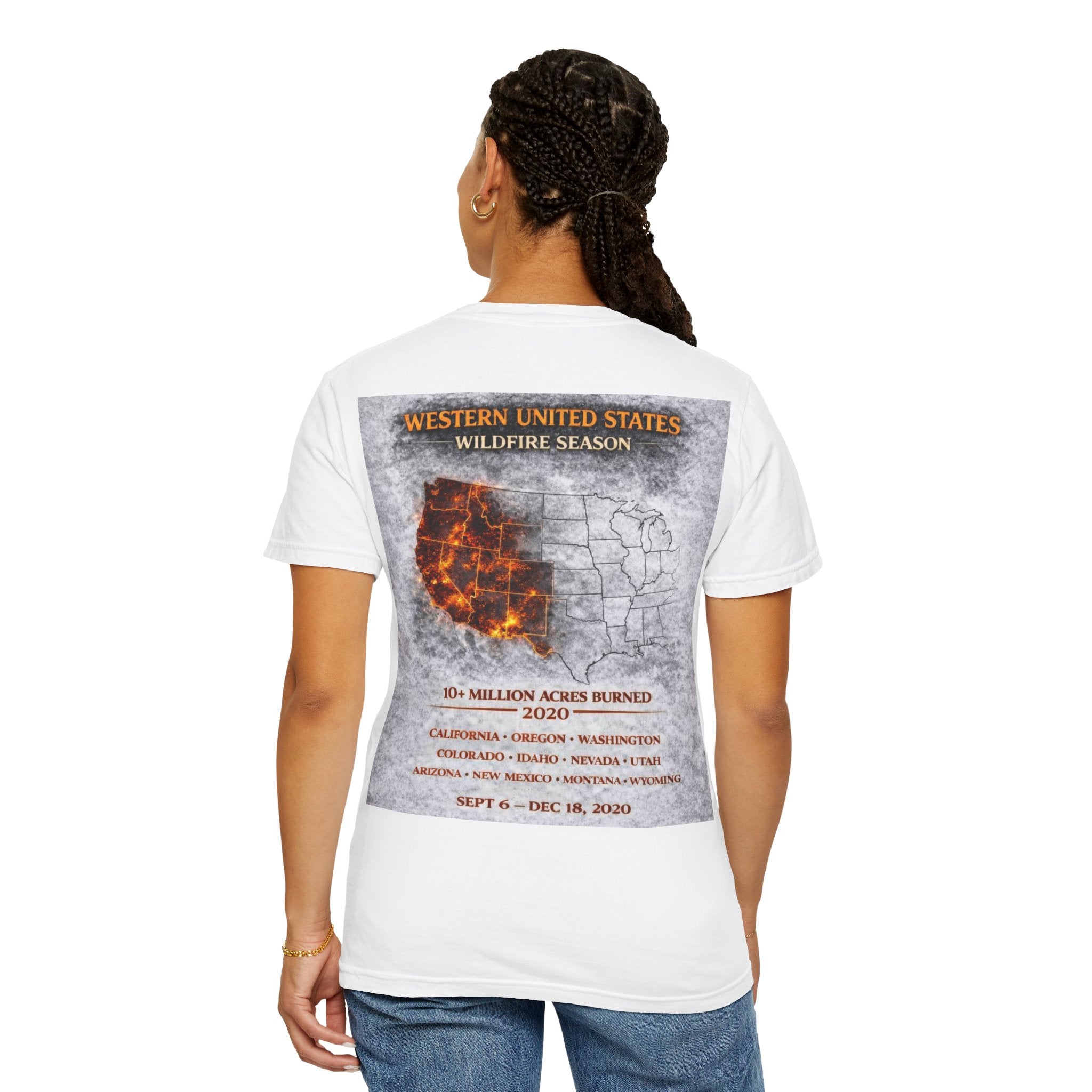 I Survived 2020 — Director's Cut S2:E4 "Western U.S. Wildfire Season" | Mid-Season Finale Pt. 1 | Wildfire Edition Memorial Unisex Garment-Dyed T-shirt