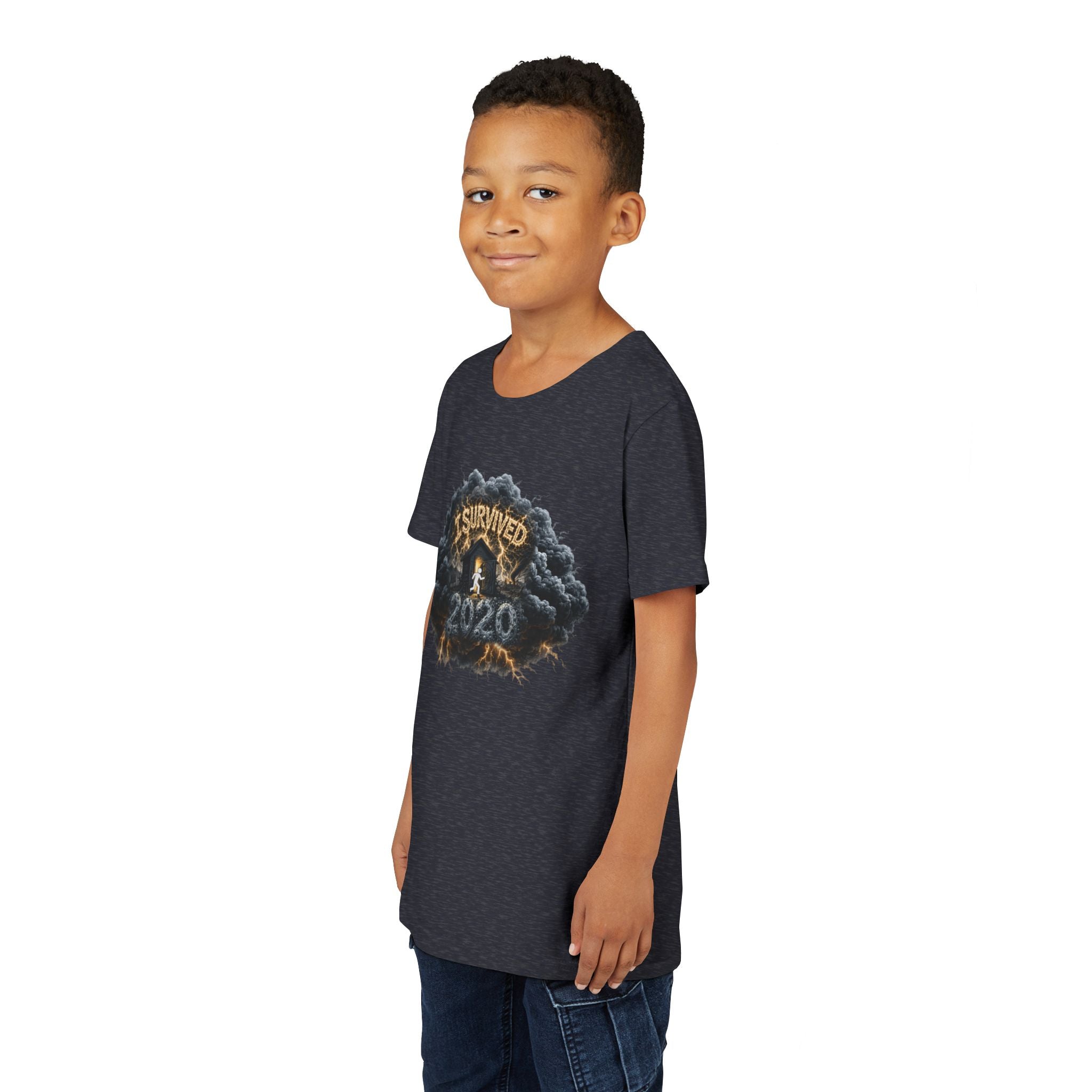 I Survived 2020 — Director's Cut Original Design Teaser Tee | Season 1 Premiere Drop Youth Short Sleeve Tee