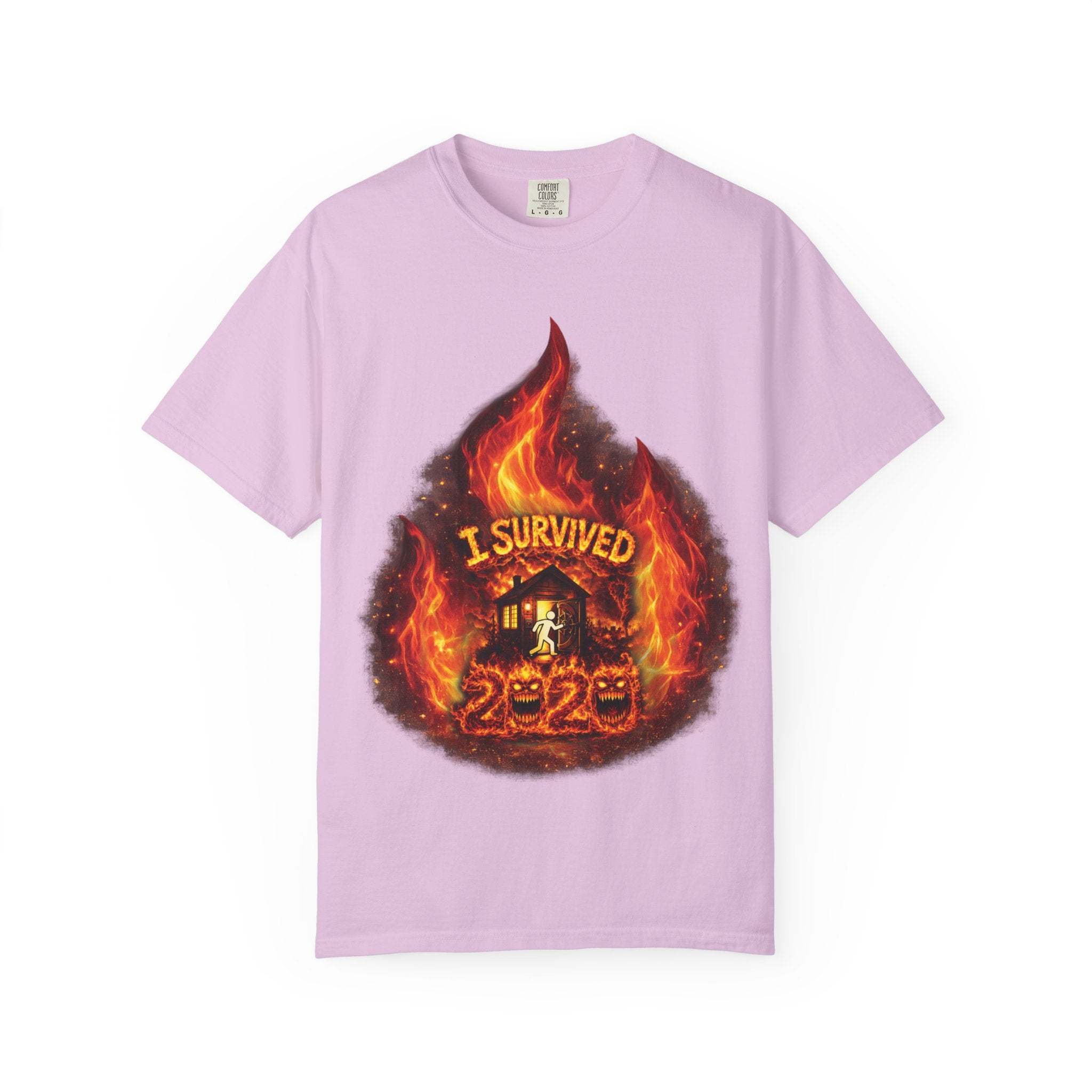 I Survived 2020 — Director's Cut S2:E3 "The California Wildfires" | Wildfire Edition Memorial Unisex Garment-Dyed T-shirt