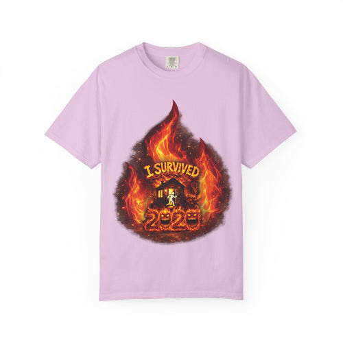 I Survived 2020 — Director's Cut S2:E3 "The California Wildfires" | Wildfire Edition Memorial Unisex Garment-Dyed T-shirt